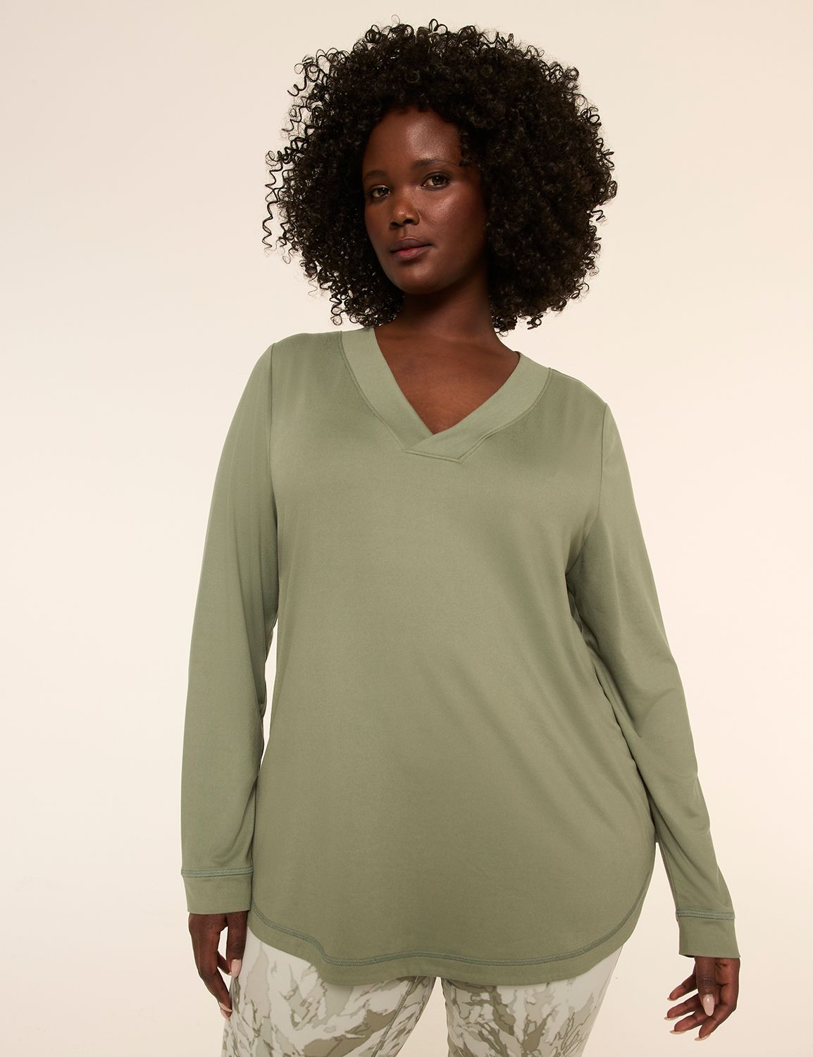 LIVI Long Sleeve Mid VNeck Livi Sof Product Image 1