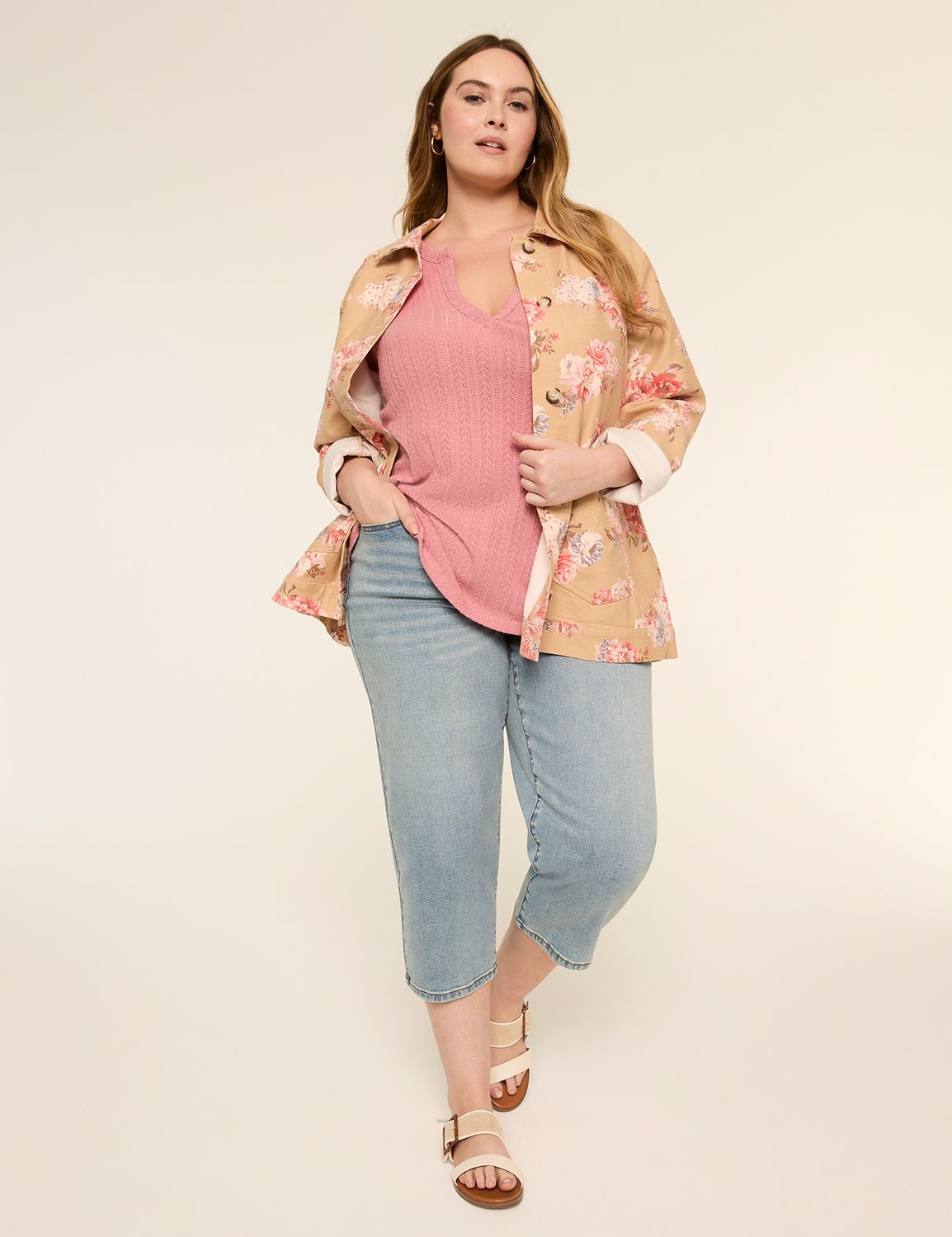 MID RISE GENIUS CROP - CLAIRE WASH Product Image 3