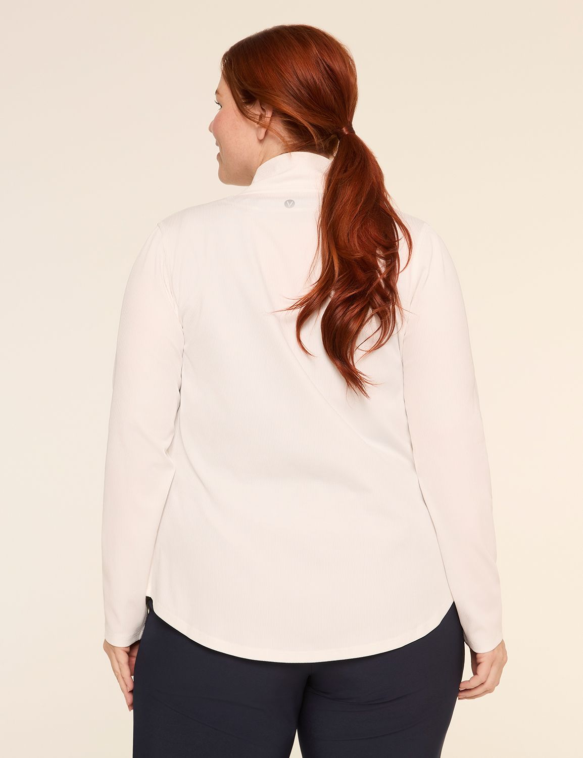 LIVI Ribbed Go-Getter Wicking Zip-Front Jacket