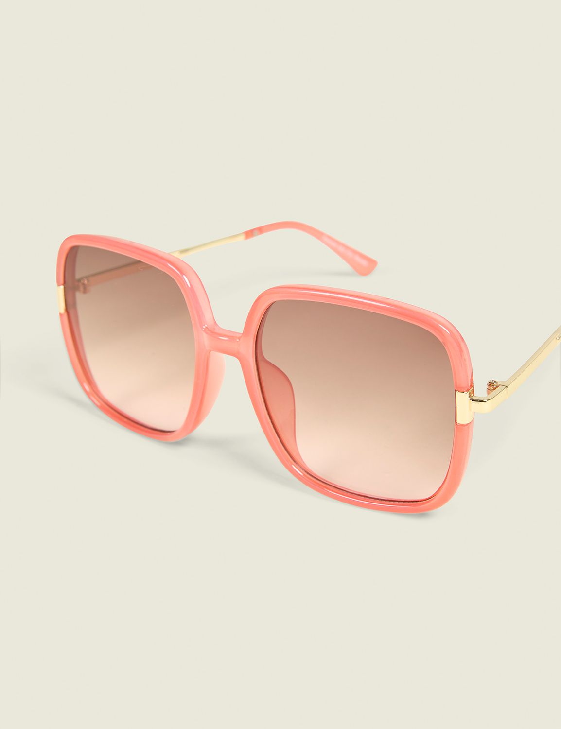 Orange Square Sunglasses