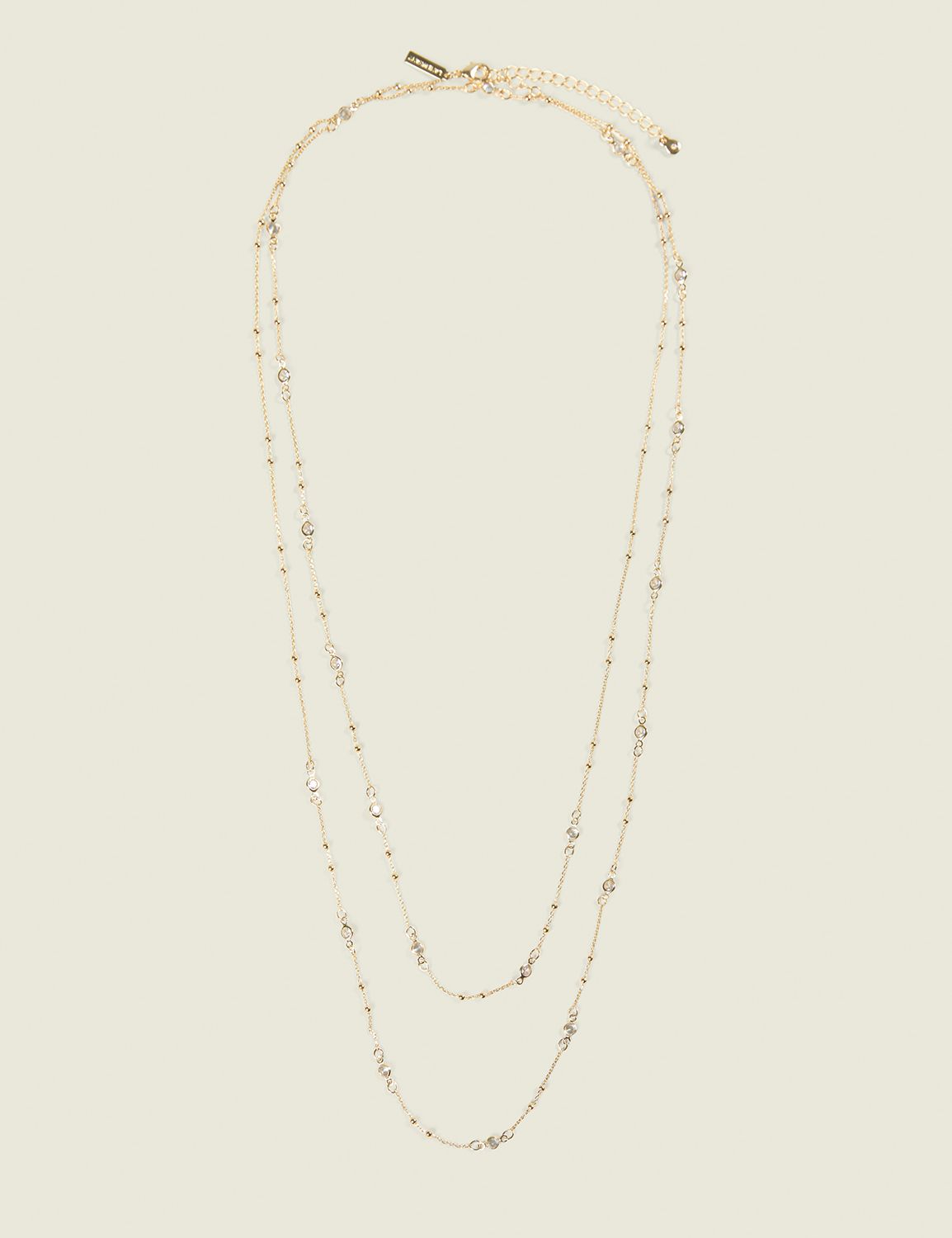 Small Crystal Station Necklace