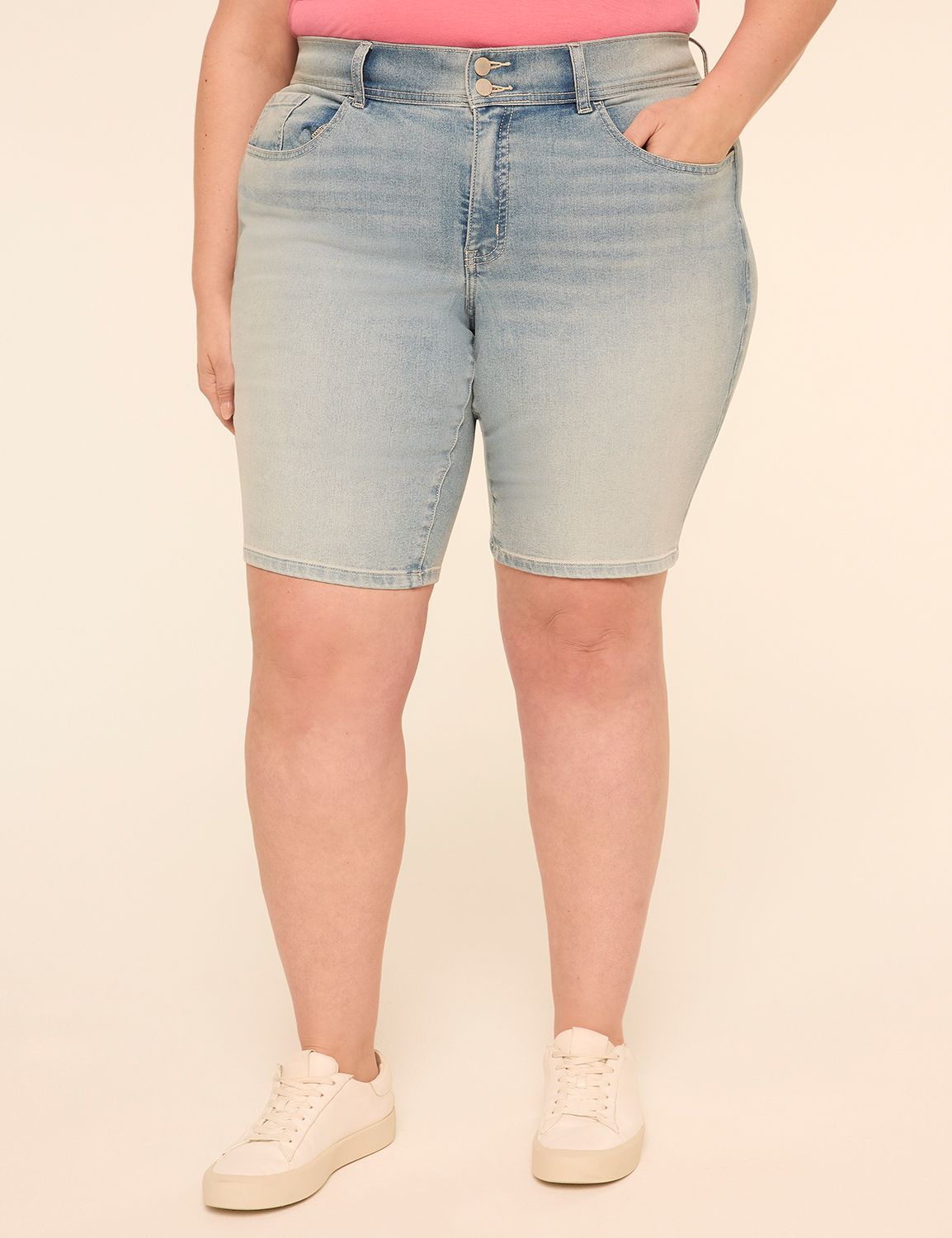 Tighter Tummy Fitted 10" Bermuda Short