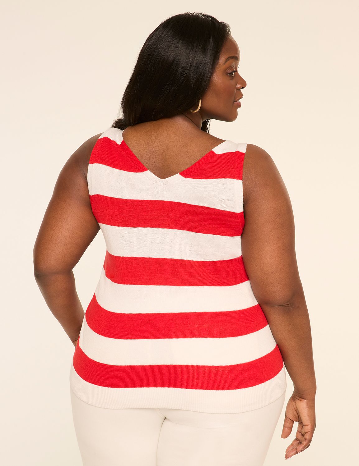 American Flag Sweater Tank