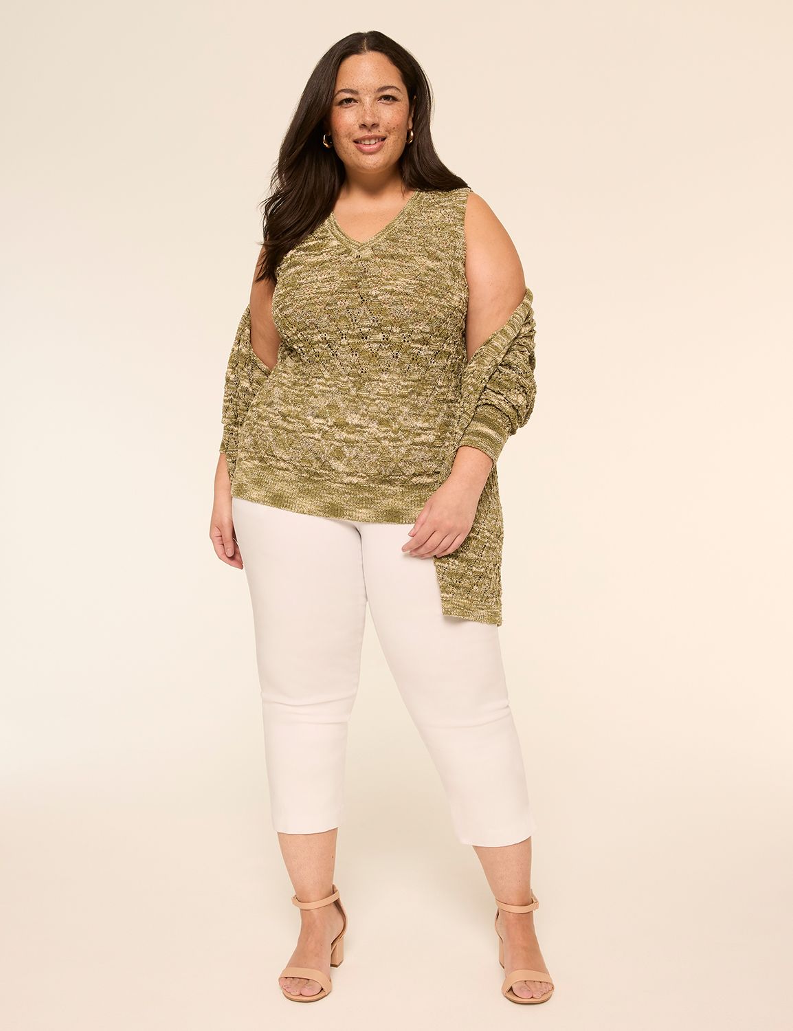 Classic Round Neck Stitch Sweater T Product Image 3