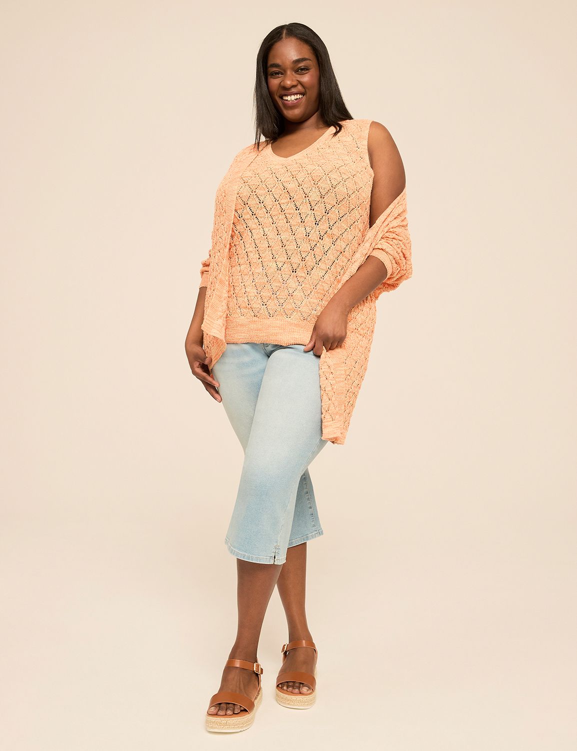Classic Round Neck Stitch Sweater T Product Image 3