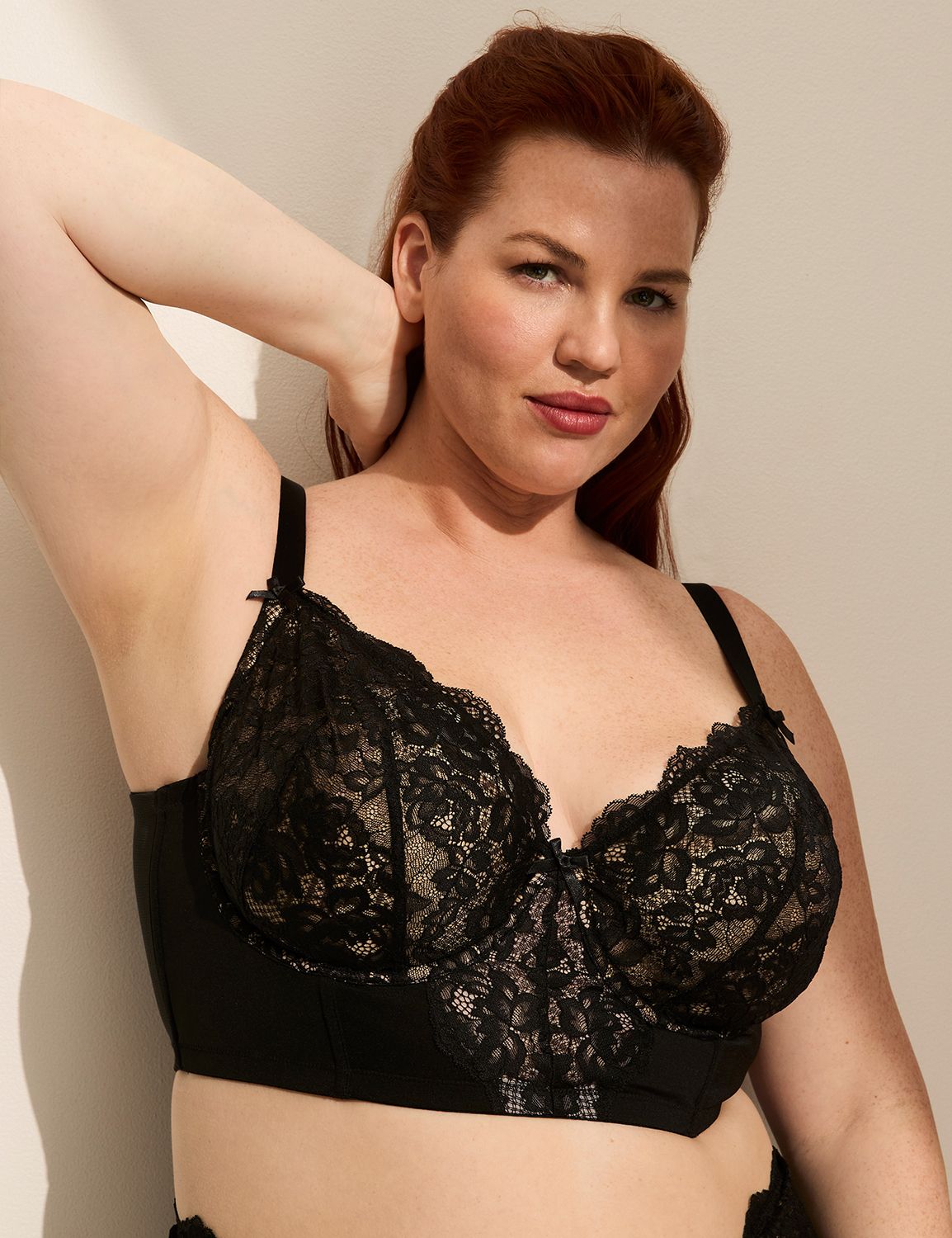 Lace French Longline Balconette Bra