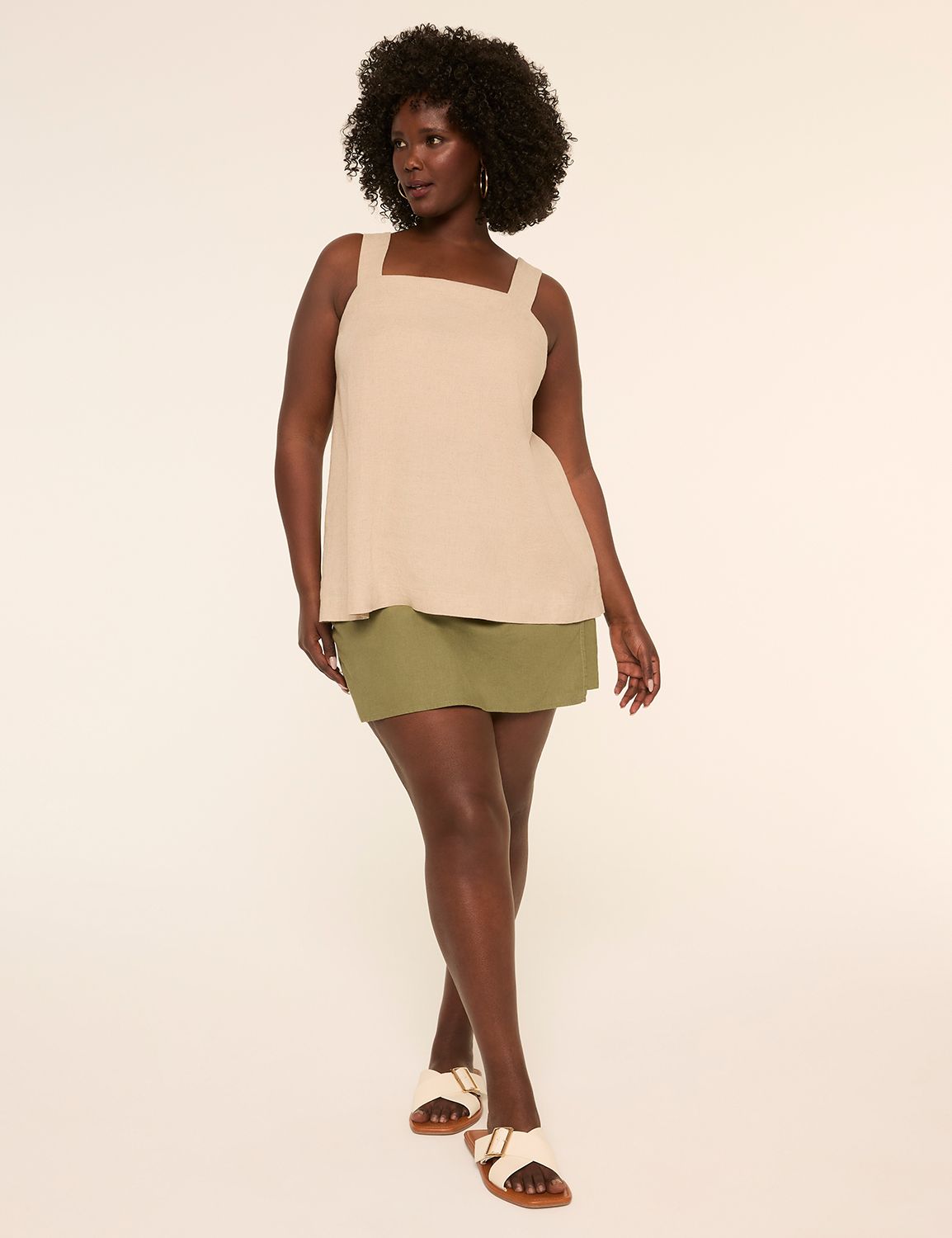 Sleeveless Stripe Play Tank w/ Wide Product Image 3
