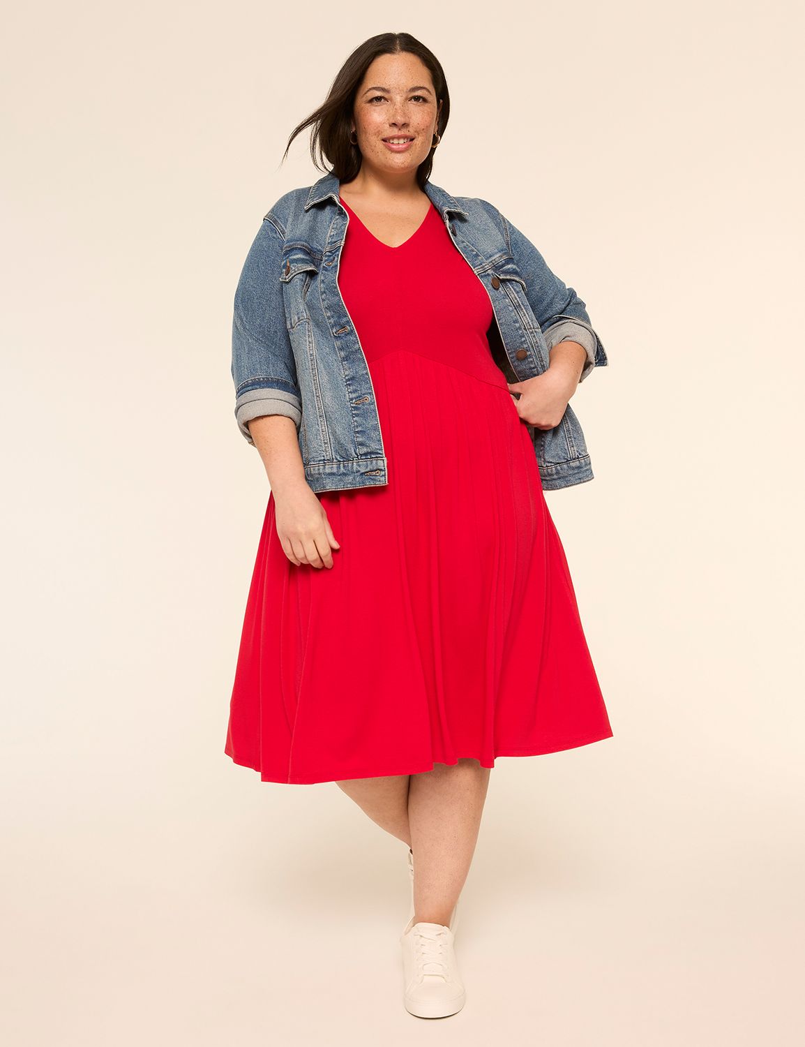 SL VNECK EASY SWING DRESS 1151896 Product Image 4