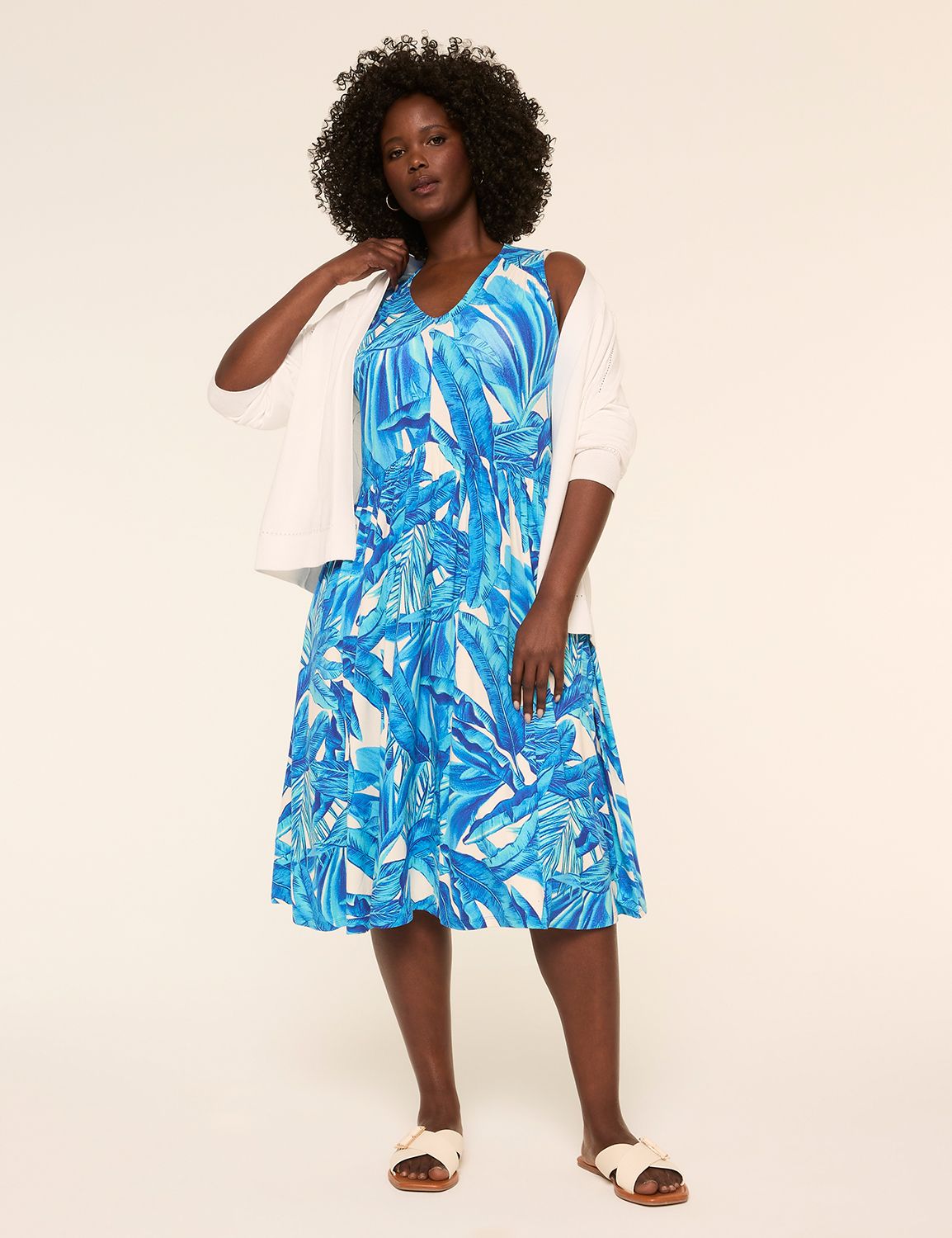 SL VNECK EASY SWING DRESS 1151896 Product Image 4