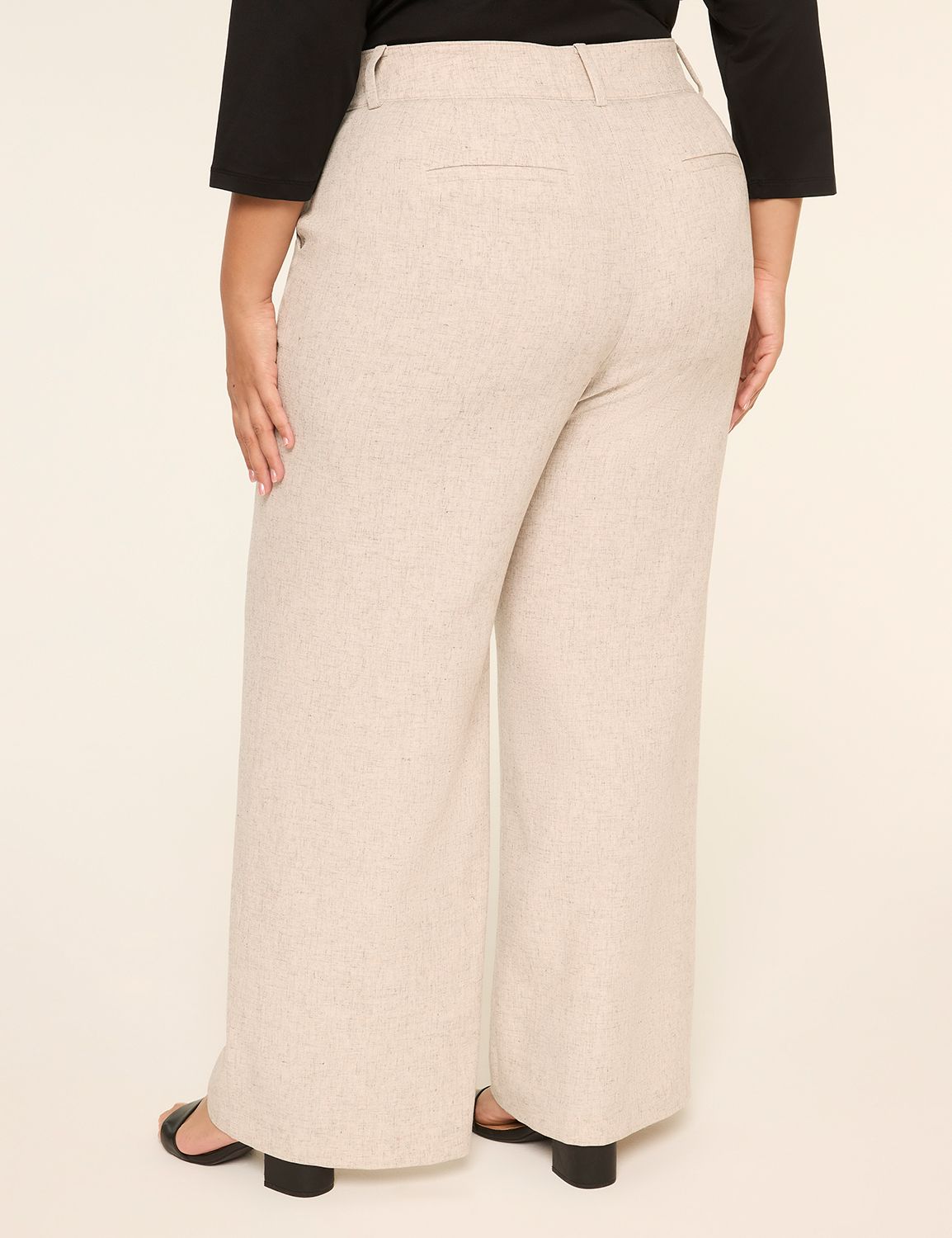 Perfect Drape High-Rise  Linen Wide Leg Pant