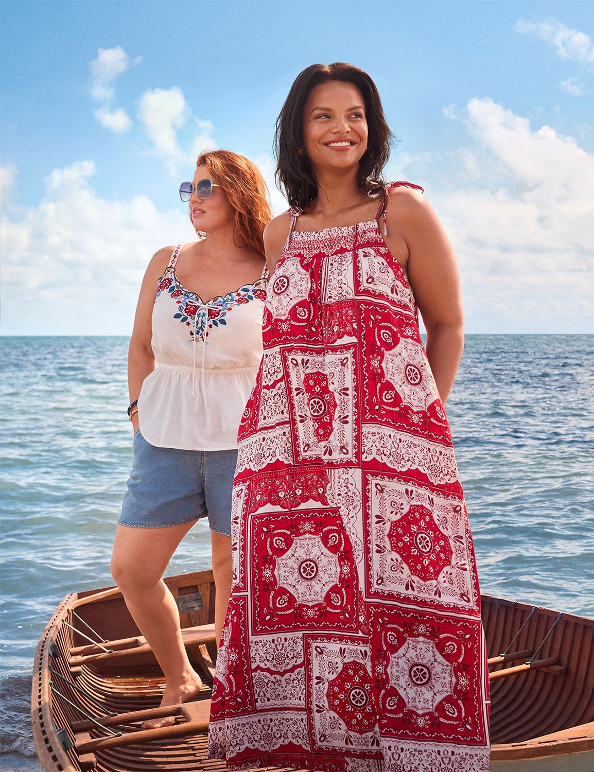 SMOCKED SQUARENK MAXI DRESS 1150253 Product Image 4