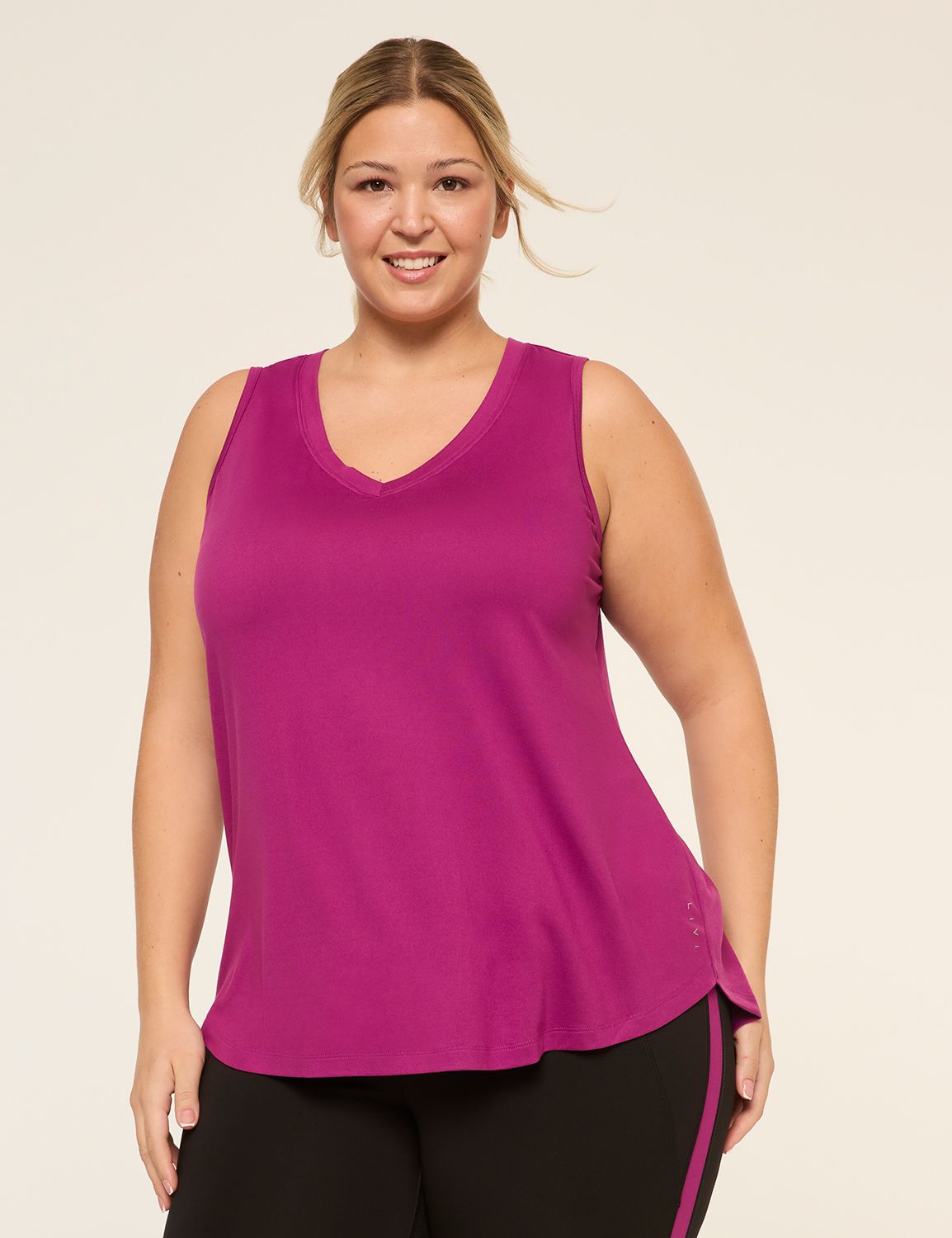 LIVI Soft Ruched-Back Tank