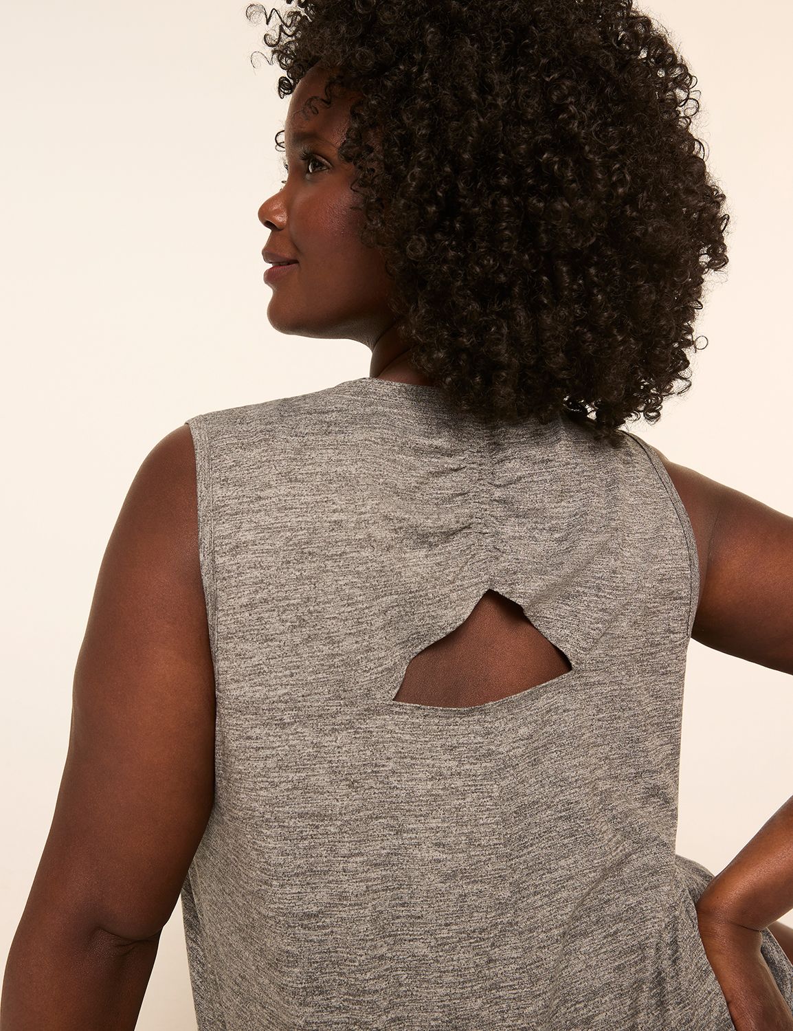 LIVI Sleeveless MARL V-Neckline Liv Product Image 3