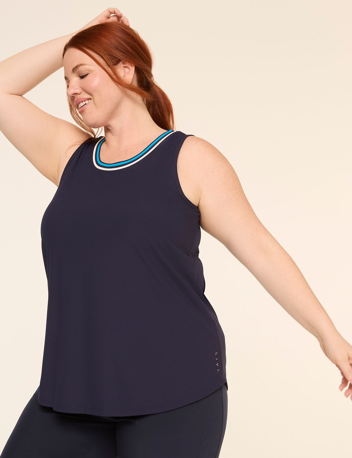 LIVI Ribbed Go-Getter Wicking Tank