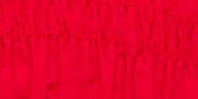 Puff-Sleeve Smocked-Bodice Midi Dress