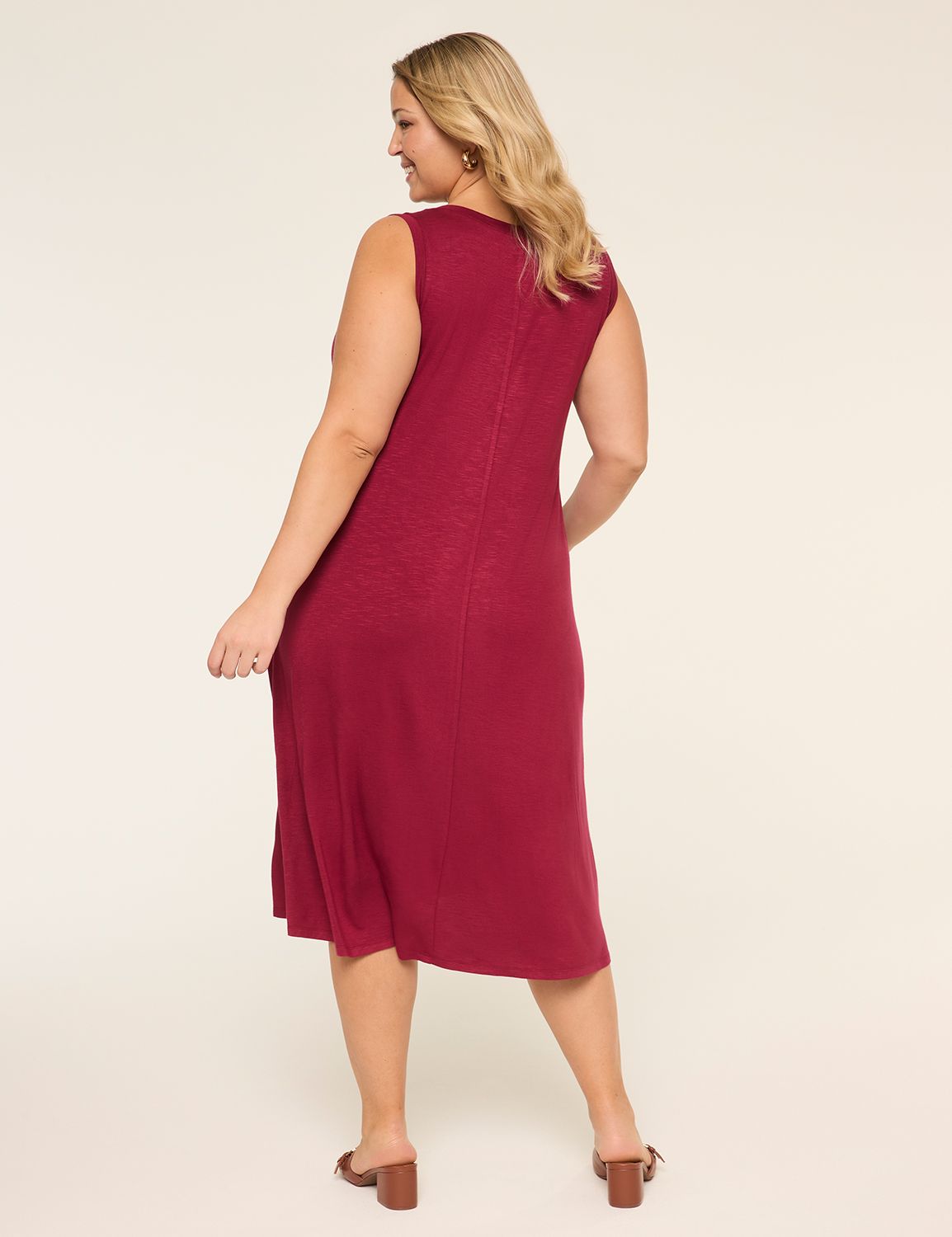Swing V-Neck Tank Dress