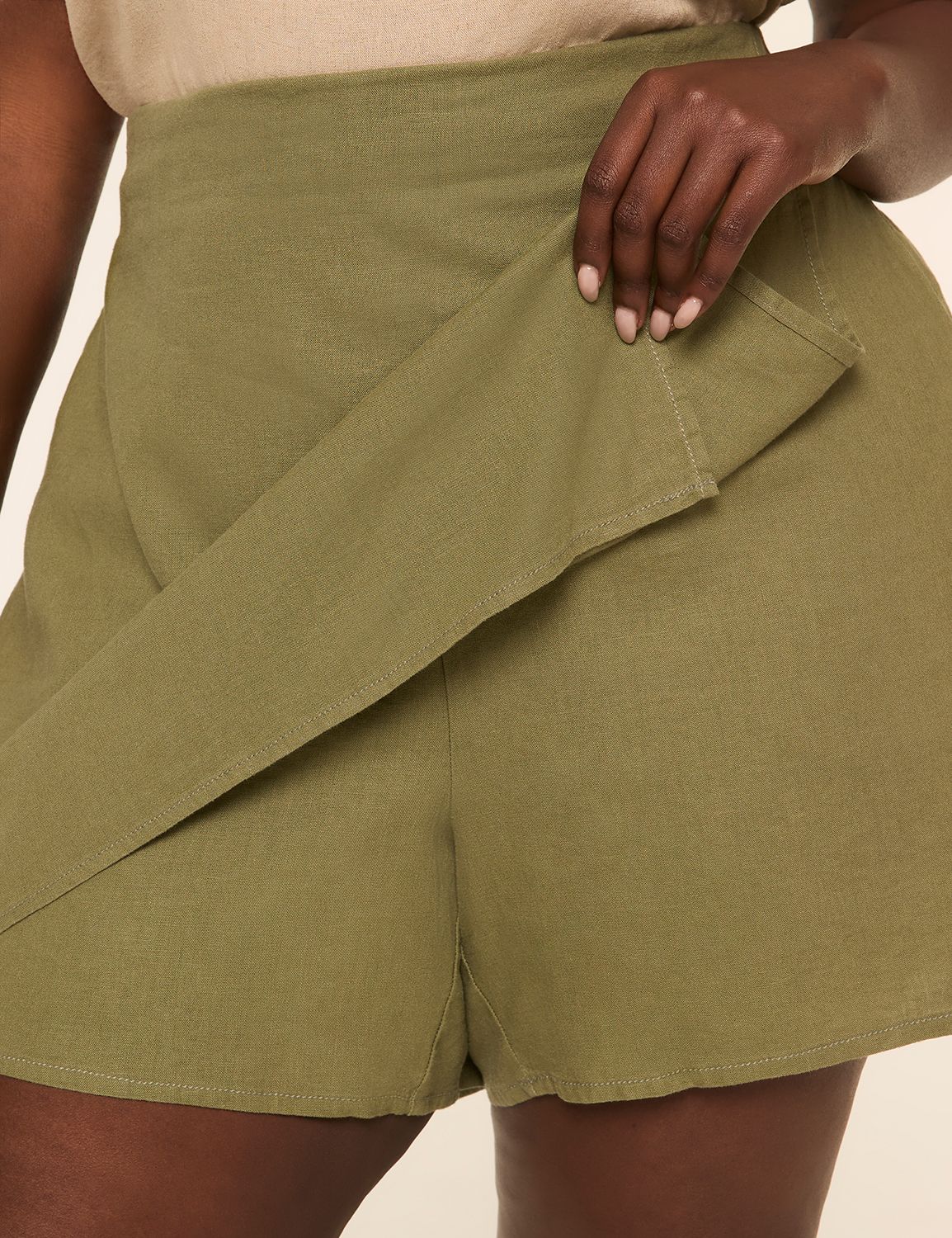 Printed Linen Skort 1151471 Product Image 4