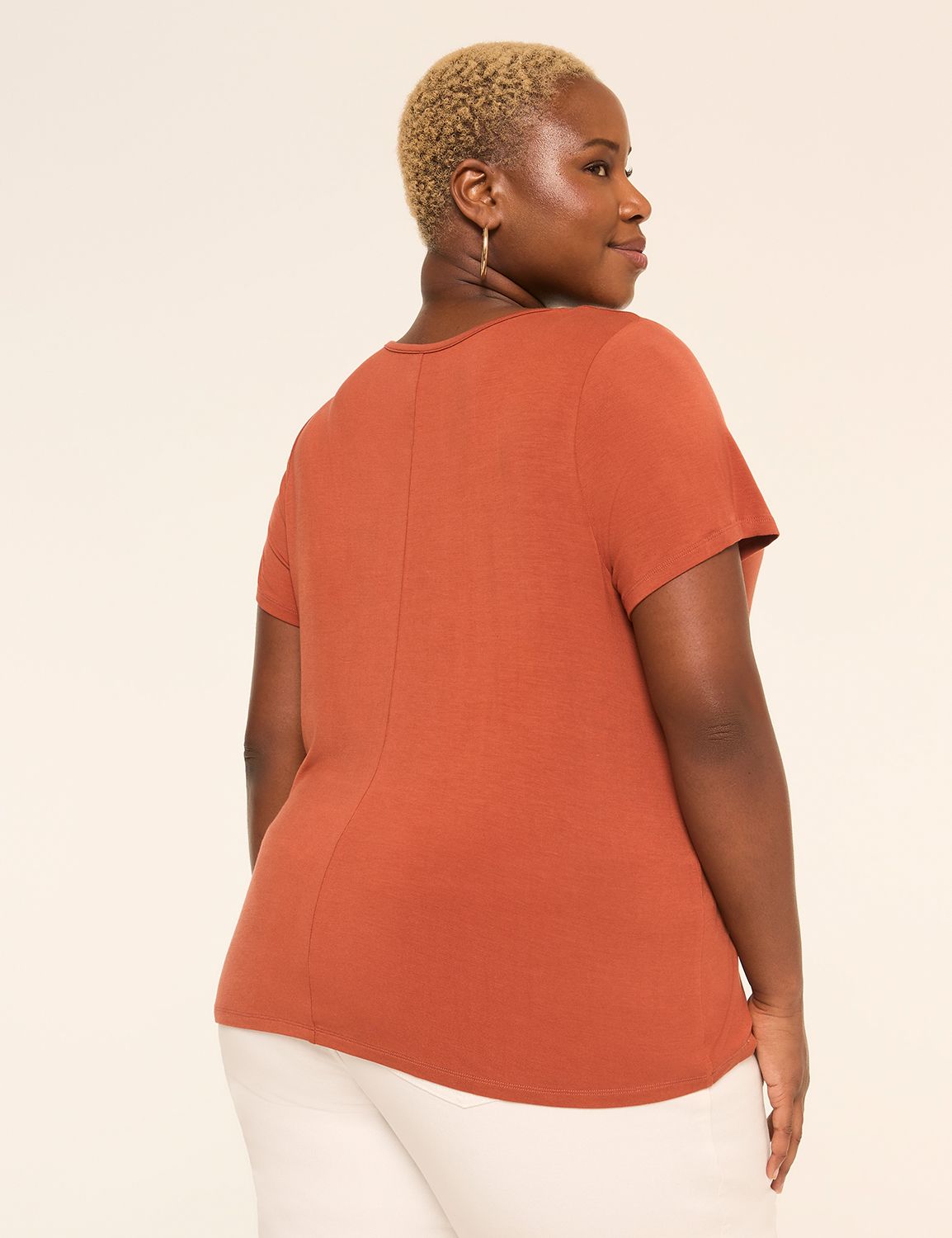 DreamFeel Short-Sleeve Crew-Neck Top