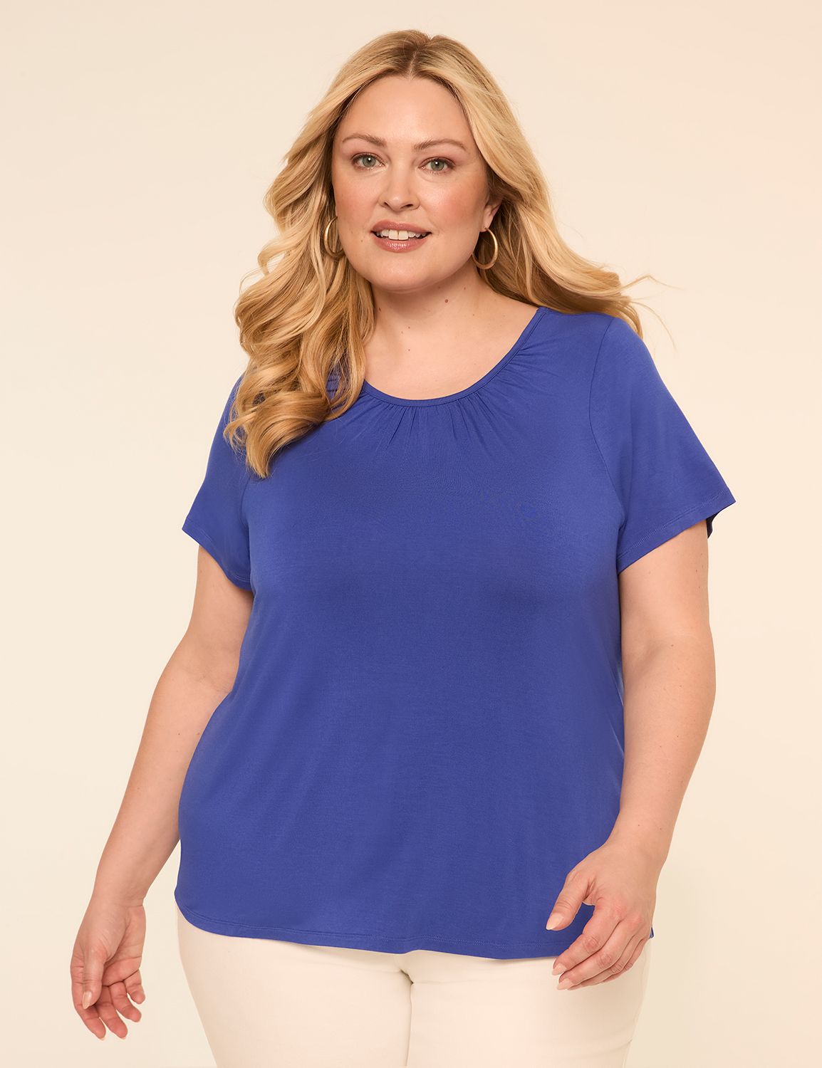DreamFeel Short-Sleeve Crew-Neck Top