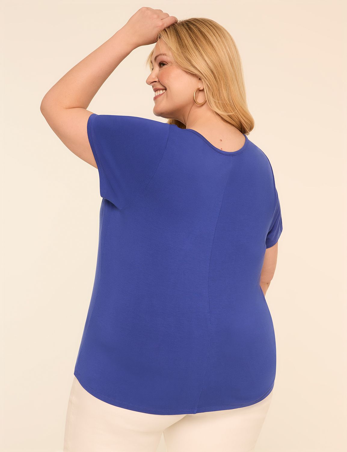 DreamFeel Short-Sleeve Crew-Neck Top