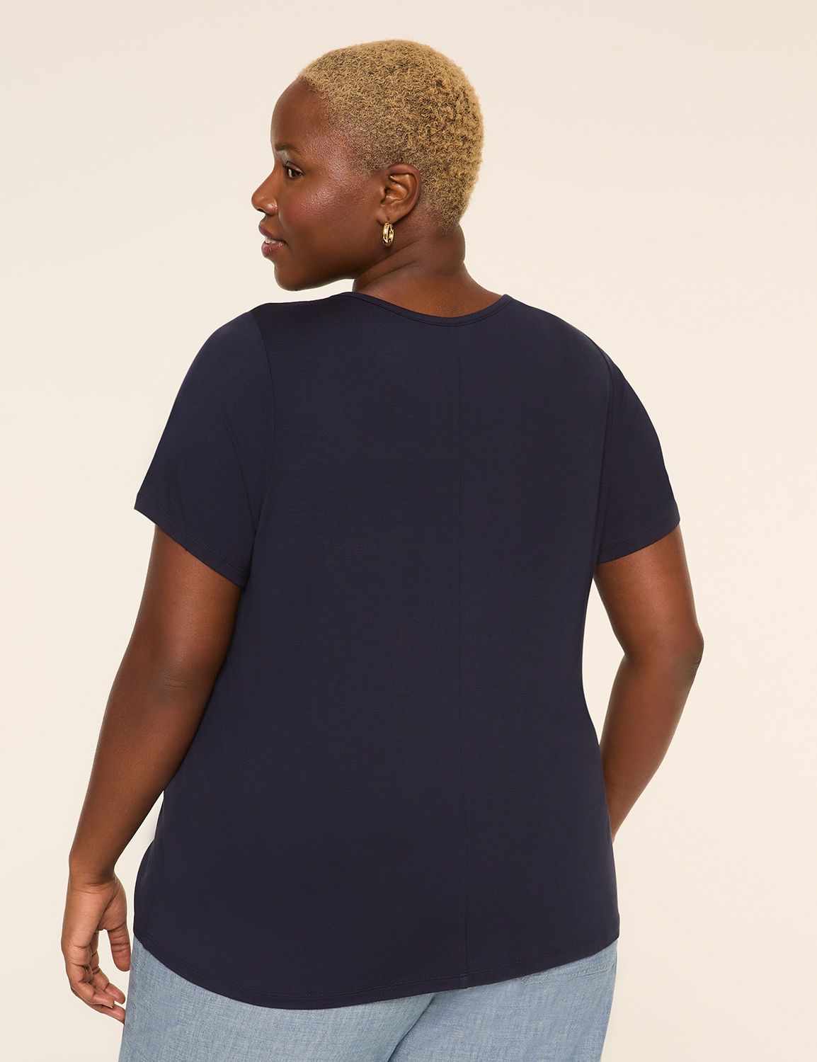 DreamFeel Short-Sleeve Crew-Neck Top