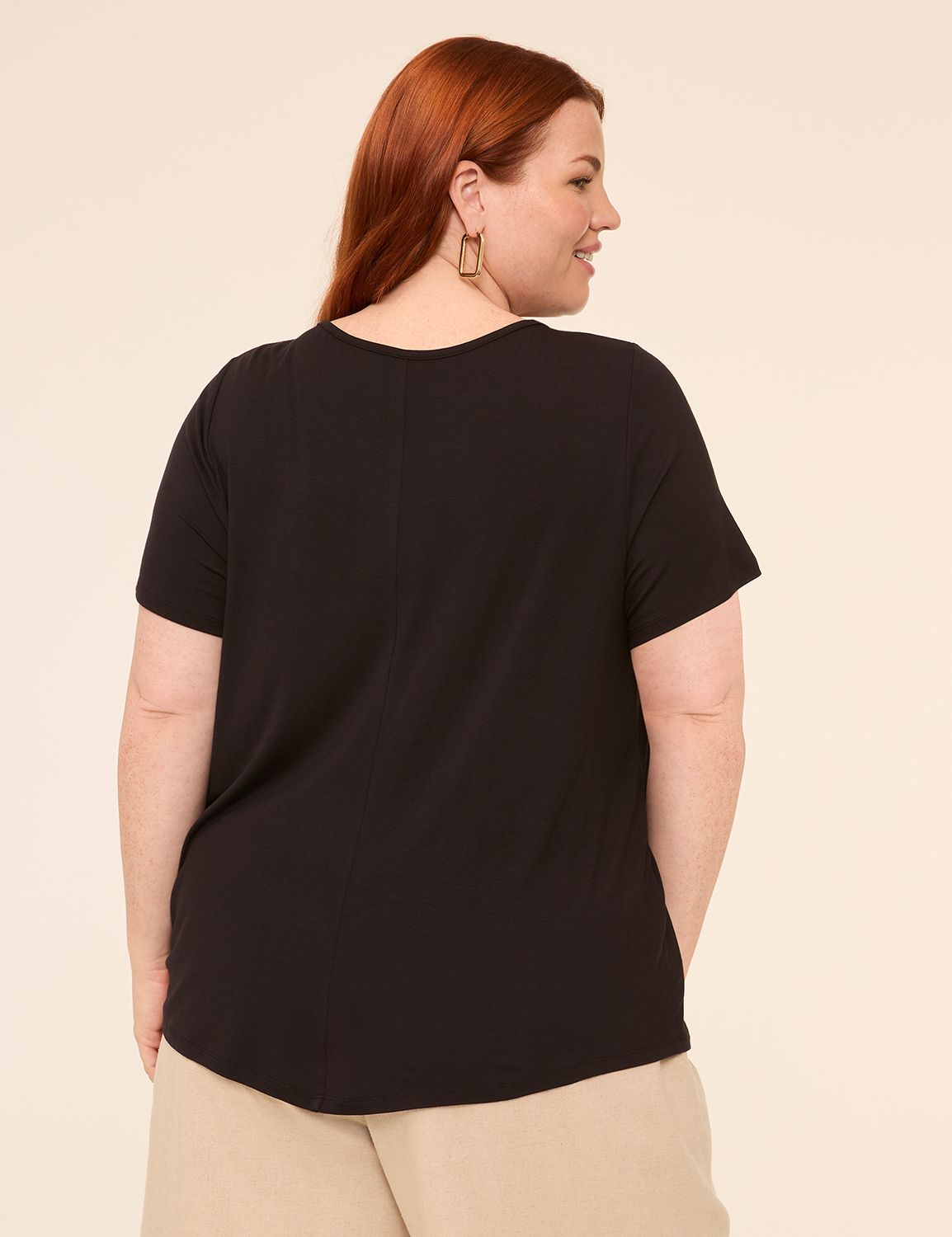 DreamFeel Short-Sleeve Crew-Neck Top