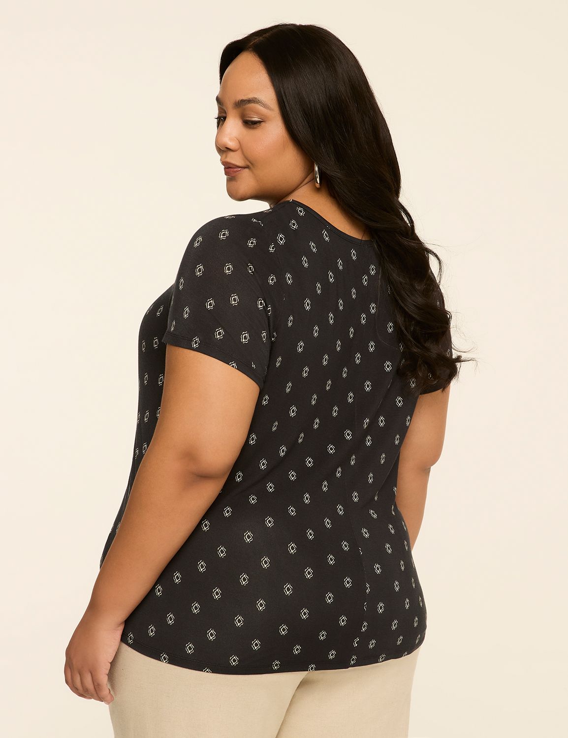 DreamFeel Short-Sleeve Crew-Neck Top