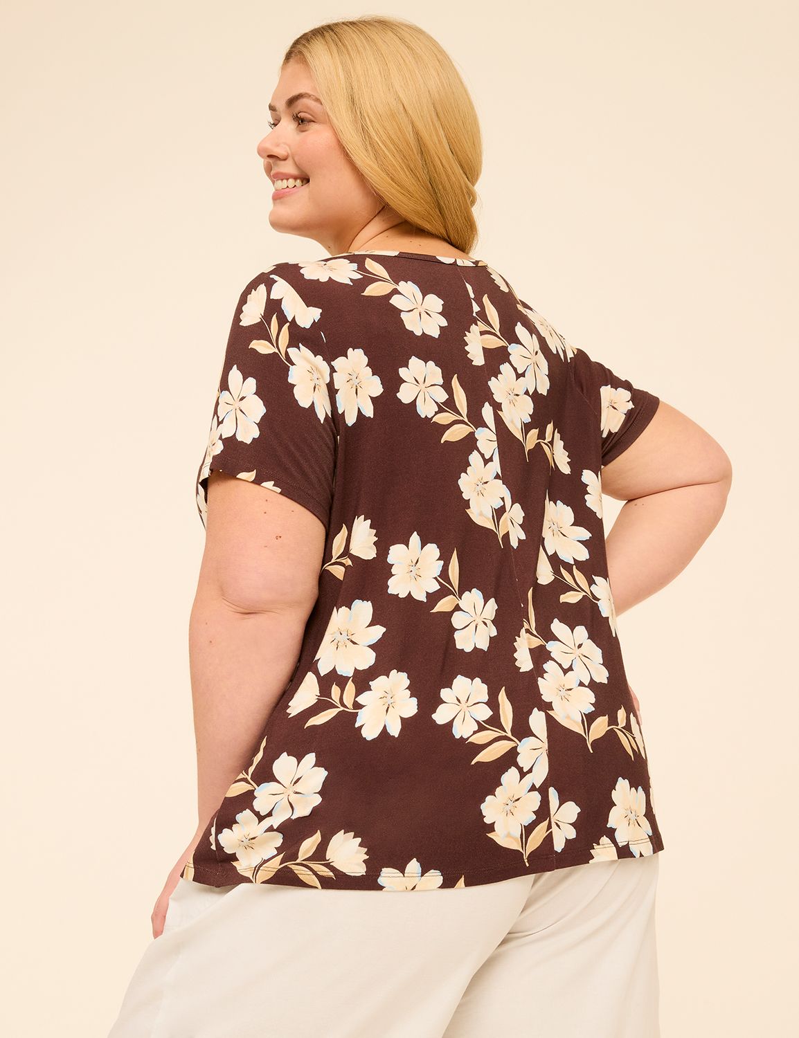 DreamFeel Short-Sleeve Crew-Neck Top