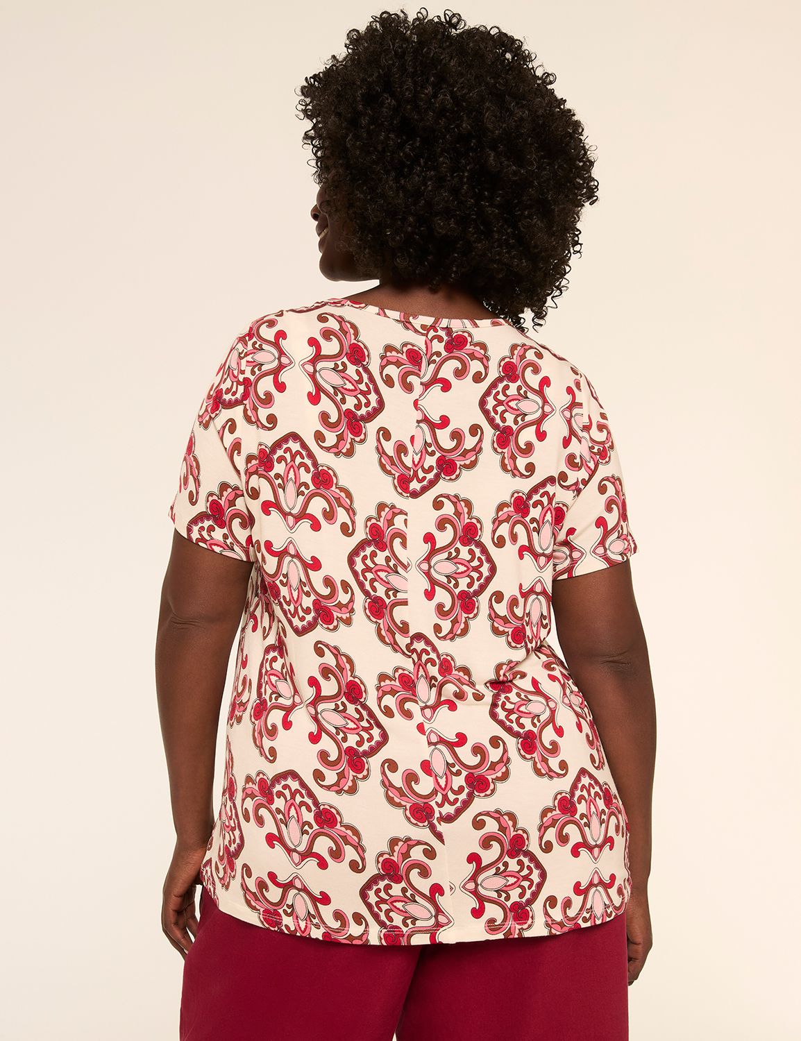 DreamFeel Short-Sleeve Crew-Neck Top