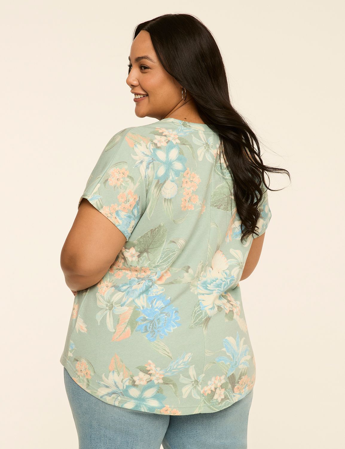 Short-Sleeve French Terry Sweatshirt
