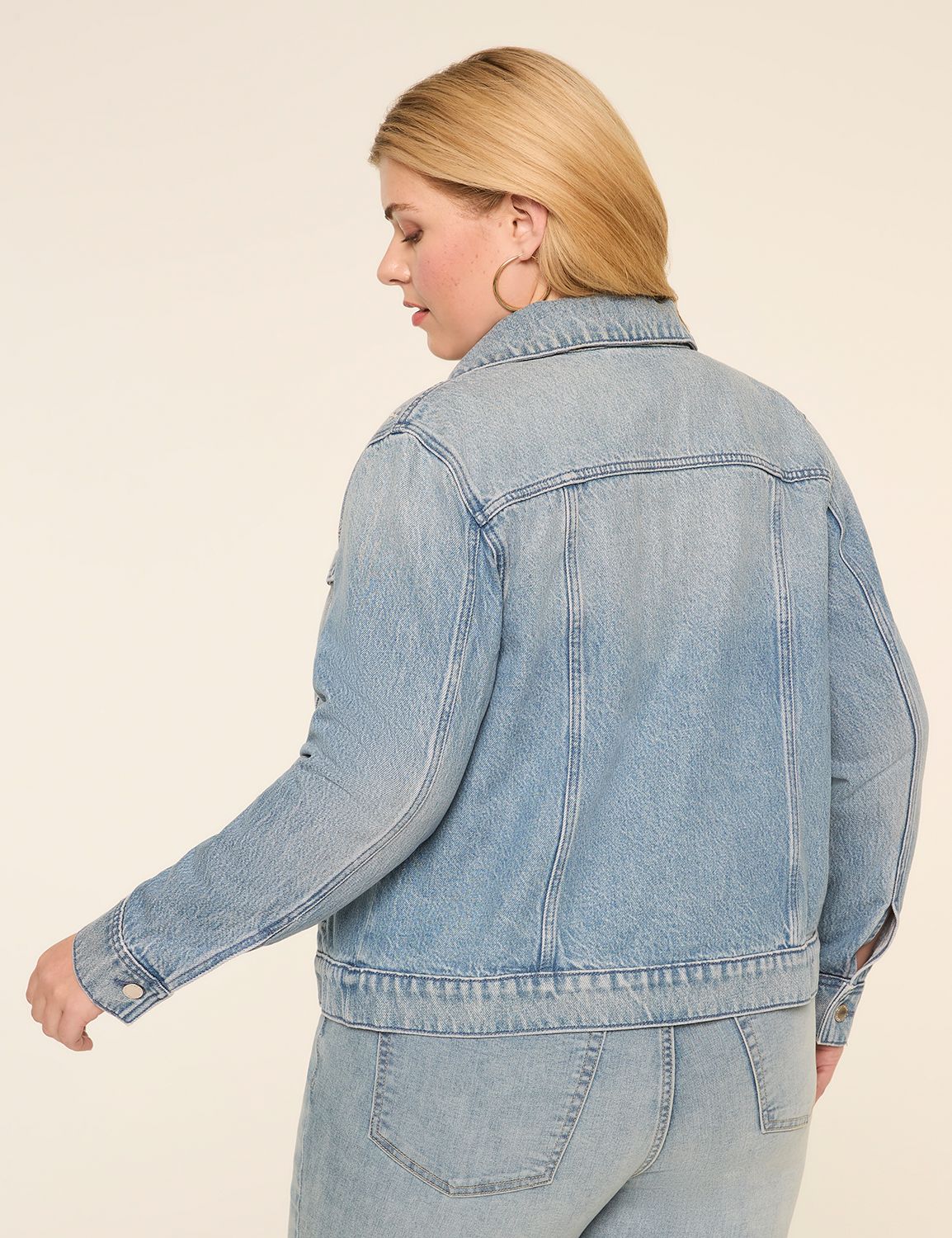 Embroidered Denim Trucker Jacket