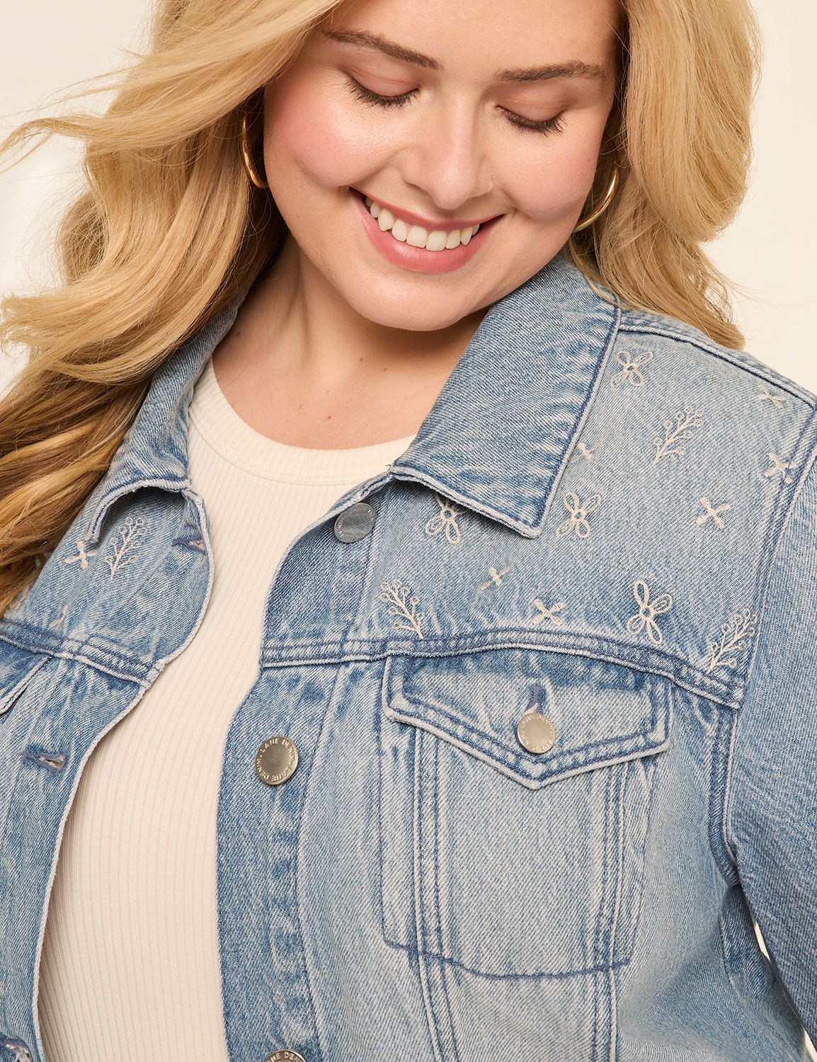 Spring Denim Jacket Novelty Detail Product Image 4