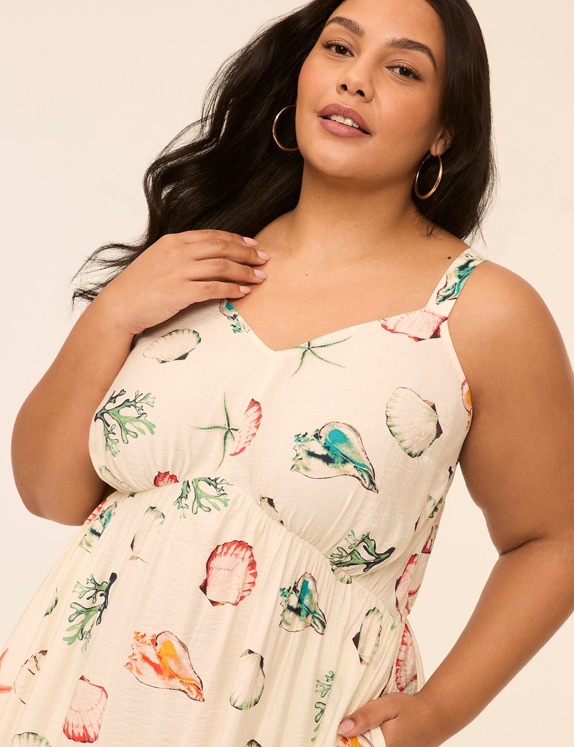 VNECK TANK TIERED MAXI DRESS 115177 Product Image 3