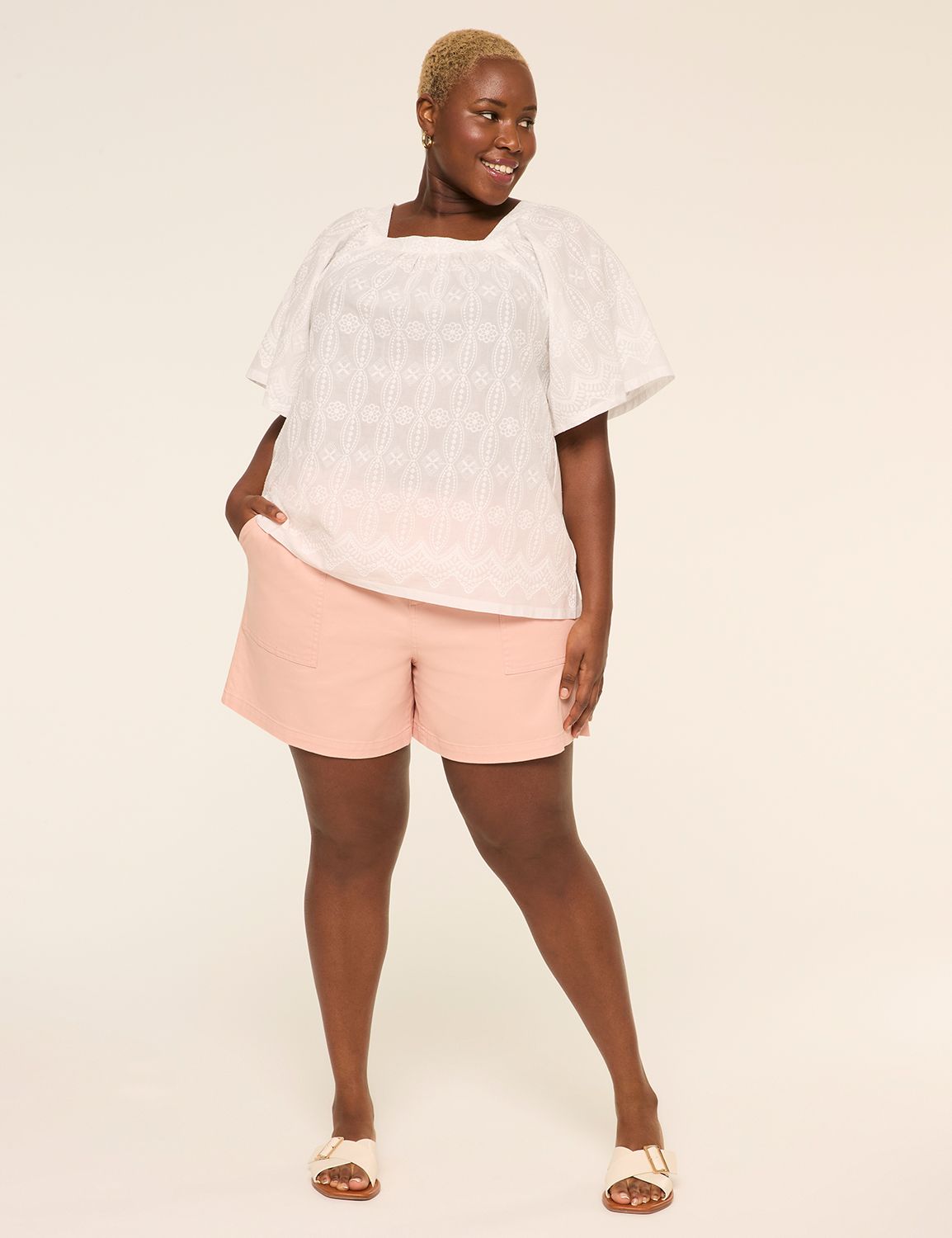 Pull-On High Rise Easy Short S 1151 Product Image 3