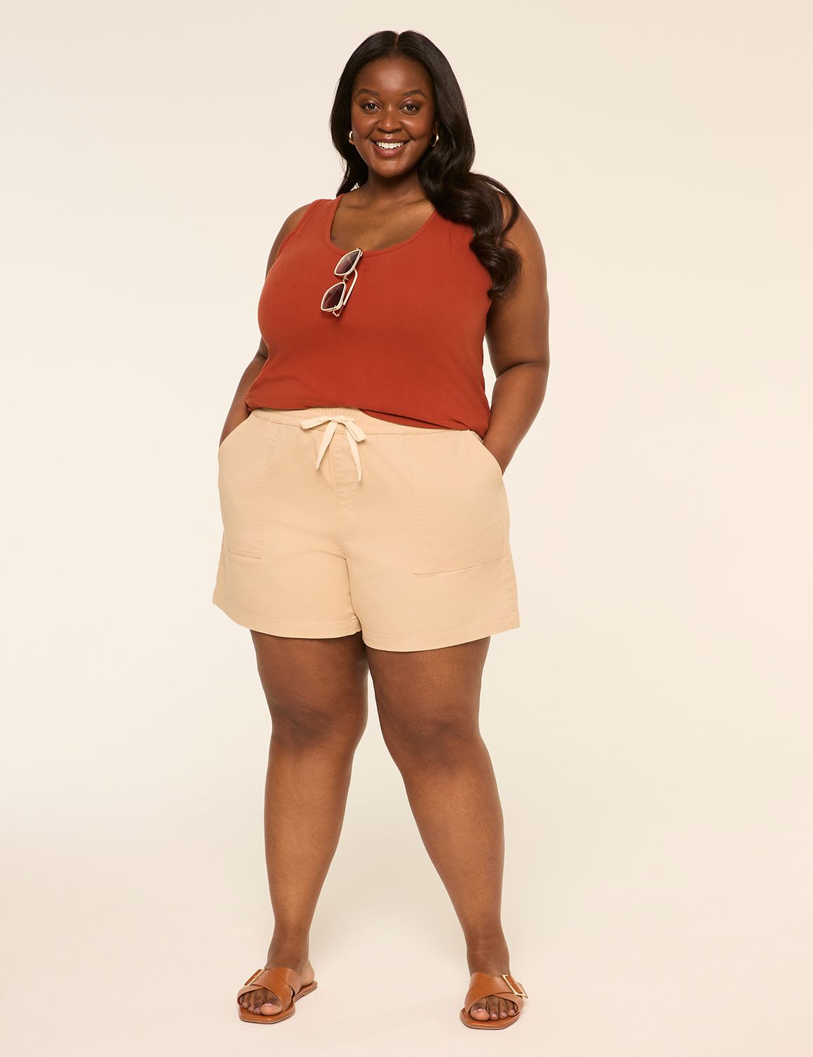 Pull-On High Rise Easy Short S 1151 Product Image 3