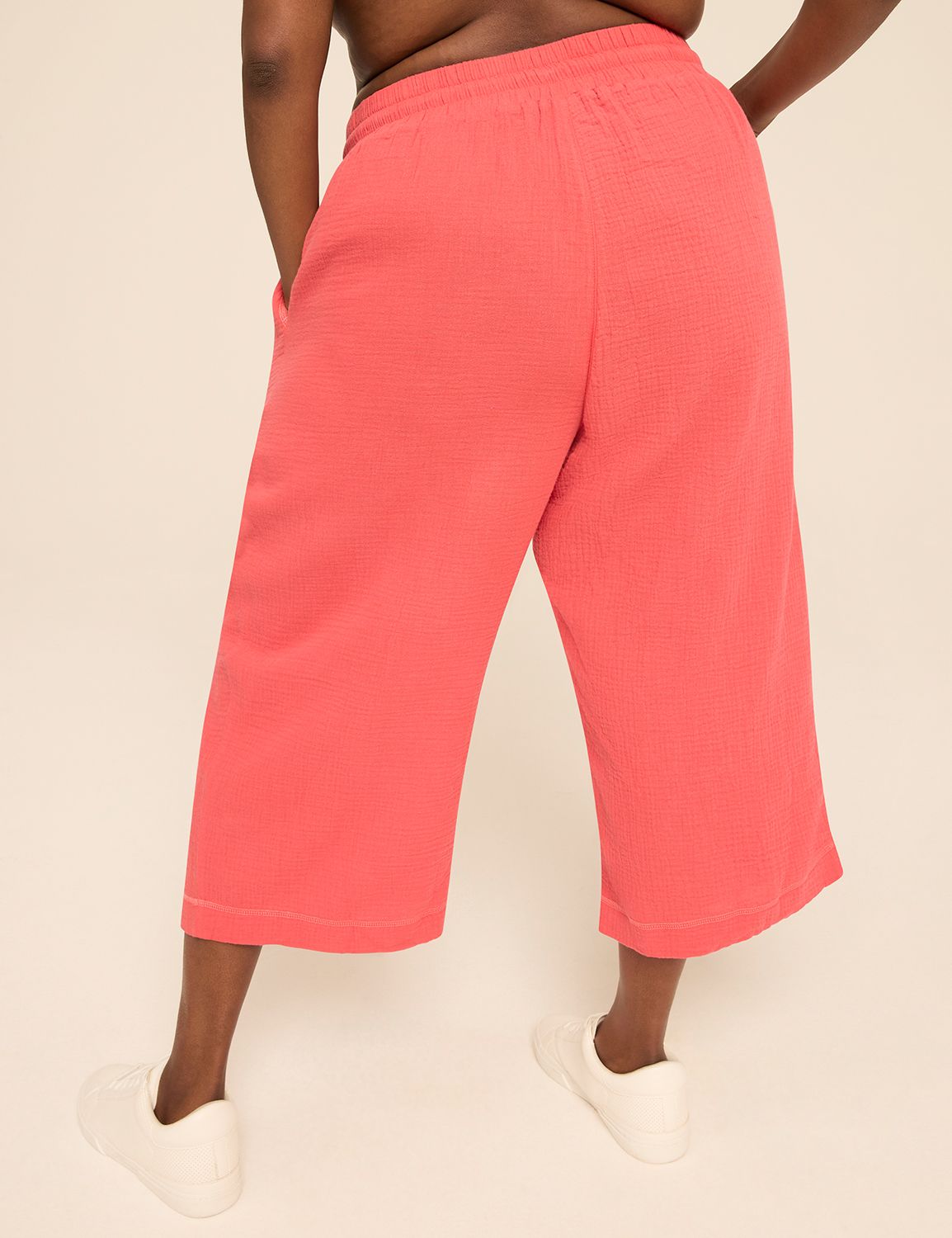 LIVI Gauze Crew-Neck Tank