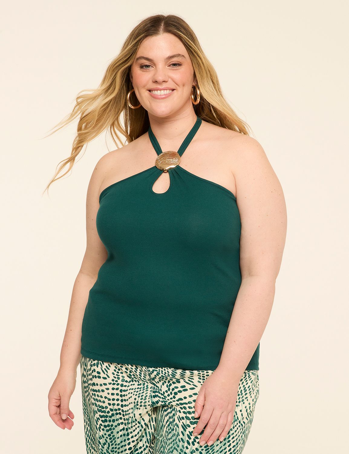 Ribbed Halter Top