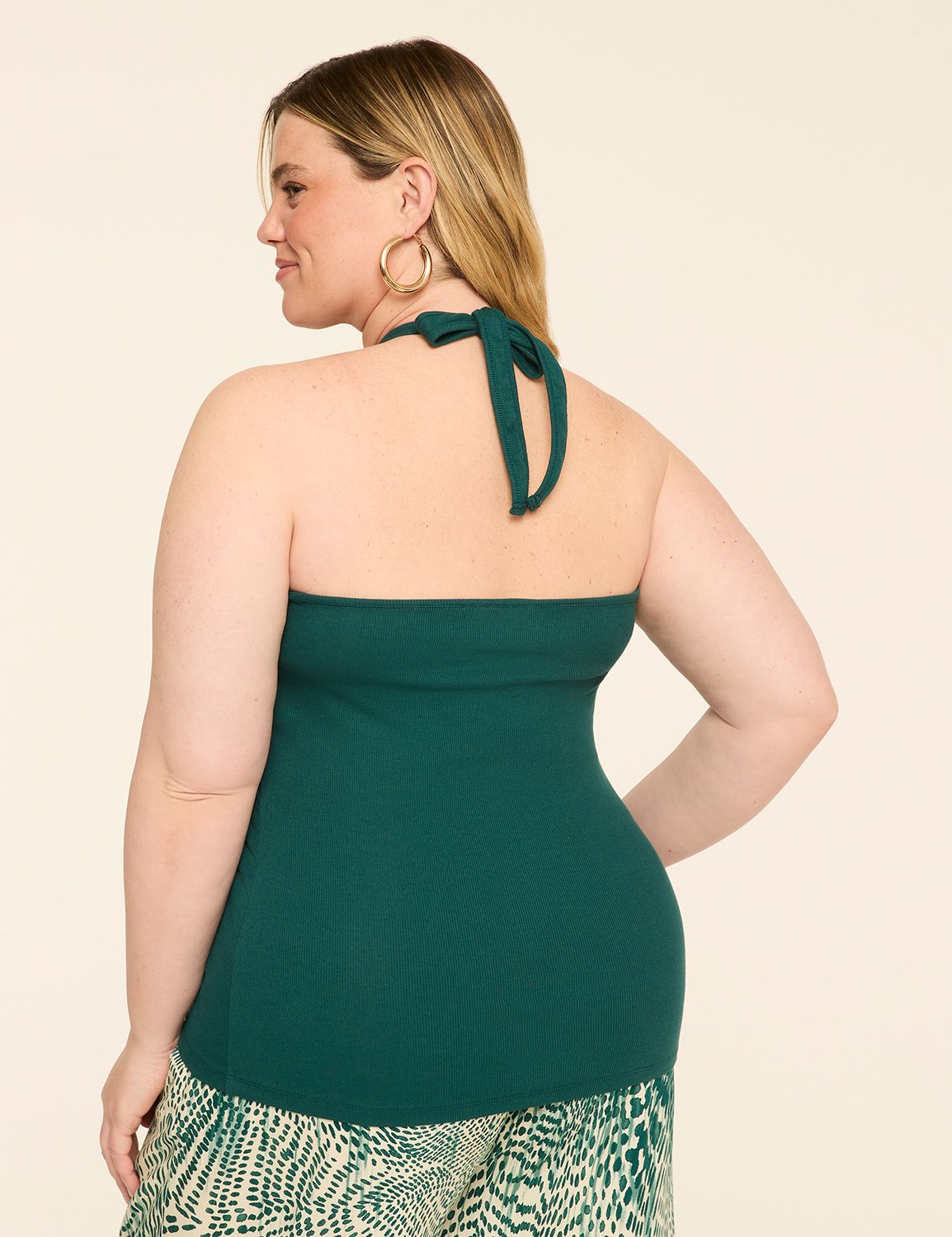 Ribbed Halter Top