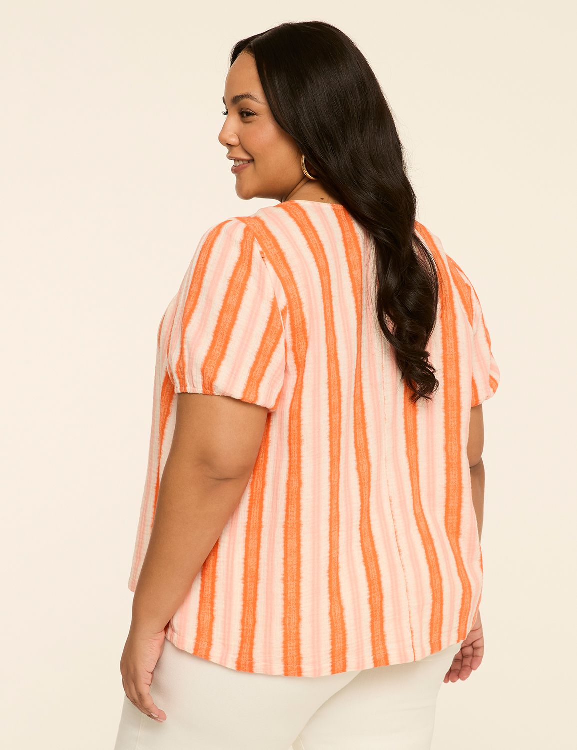 Swing Puff-Sleeve Popover Top