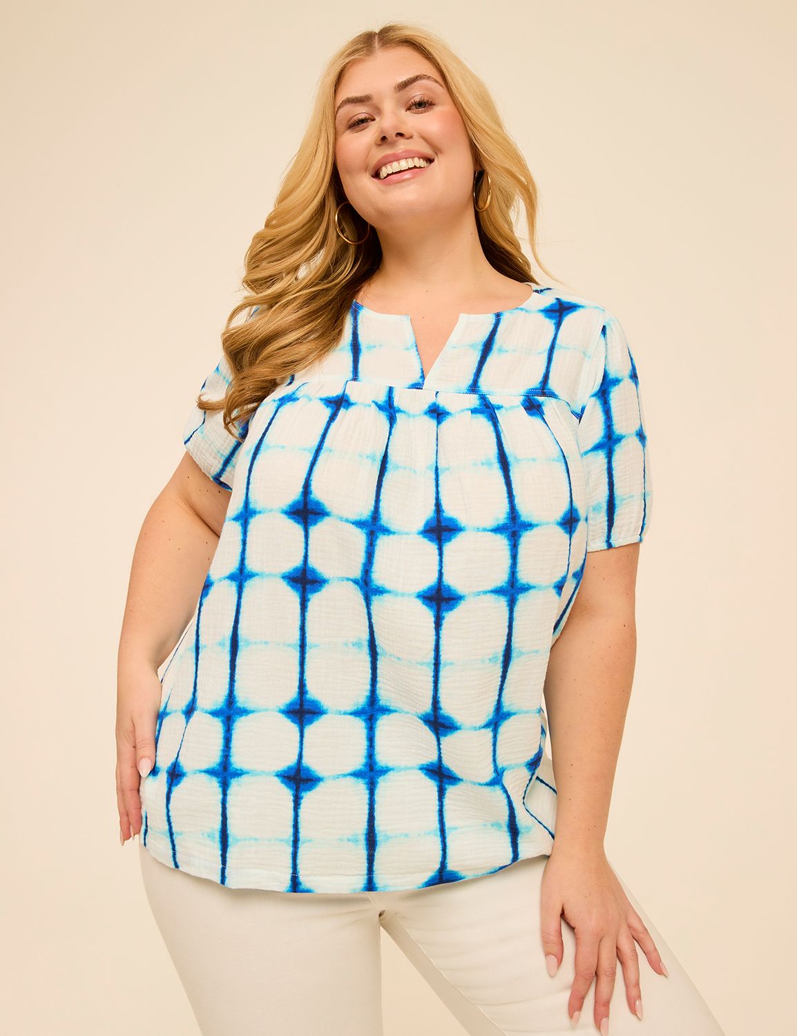Swing Short Puff Sleeve Raglan Spli Product Image 1