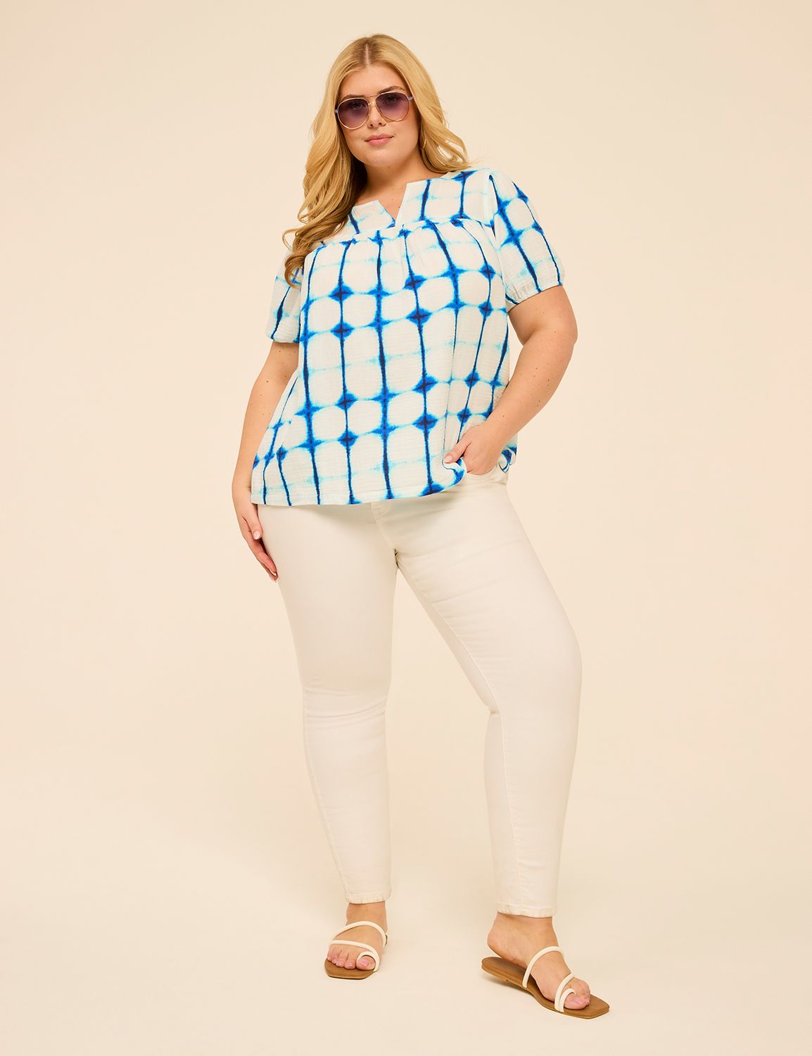 Swing Short Puff Sleeve Raglan Spli Product Image 3