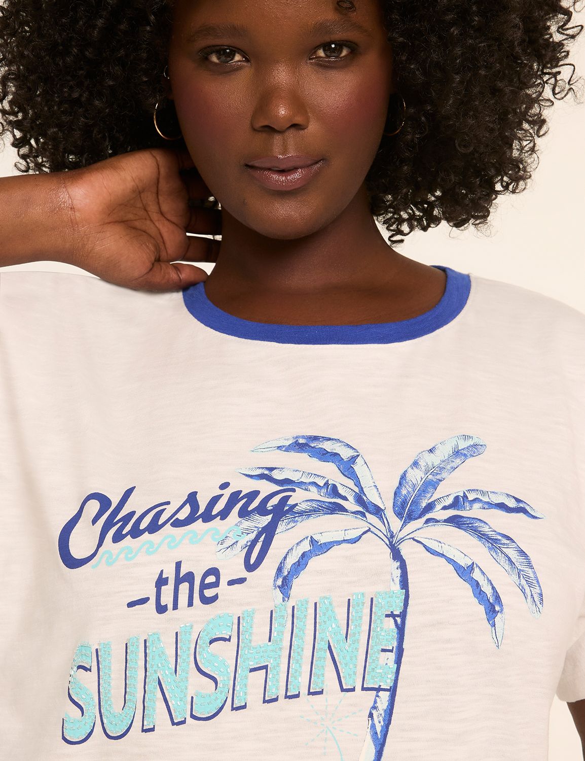 SS Scoop Neck Dolman Graphic: Chasi Product Image 4