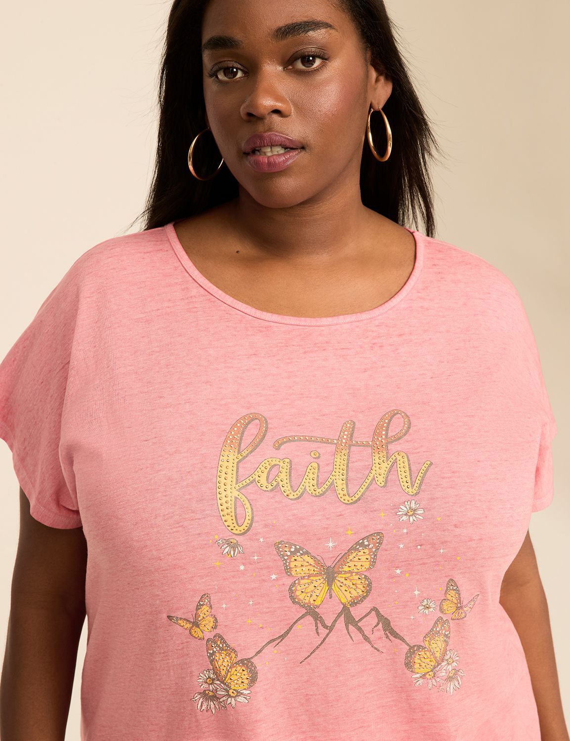 SS Scoop Neck Dolman with Strappy B Product Image 4
