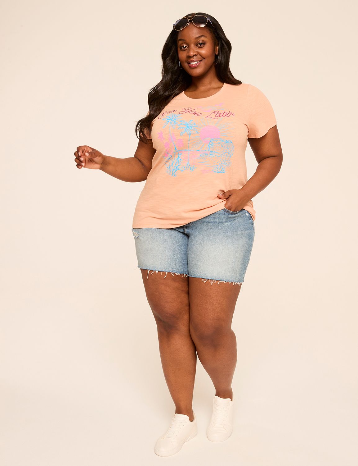 Classic Short Sleeve Crew Neck Tee Product Image 3