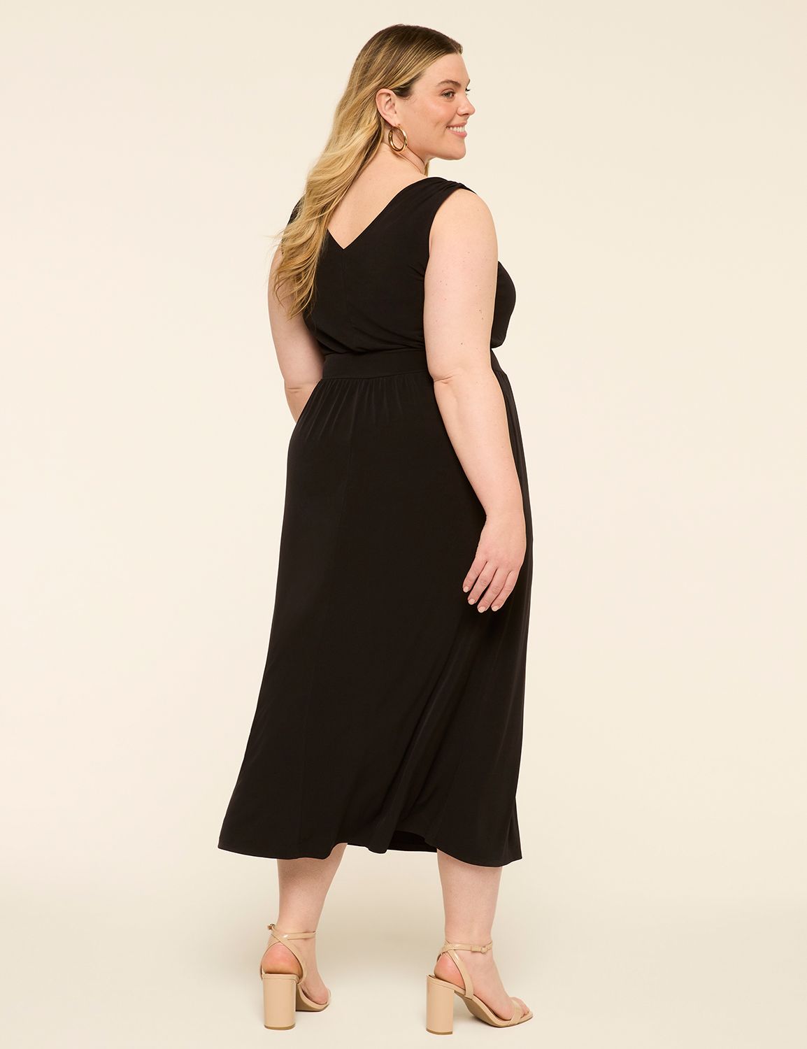 Sleeveless Jersey Maxi Dress