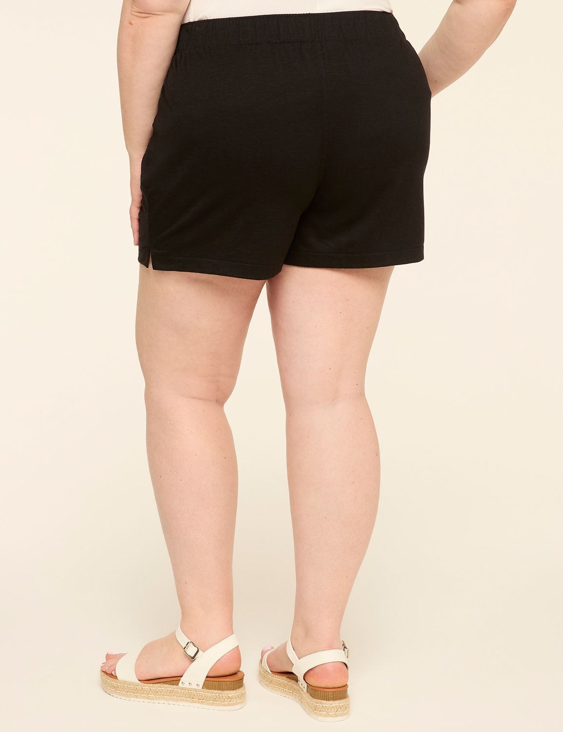 Slub Pull-On Short
