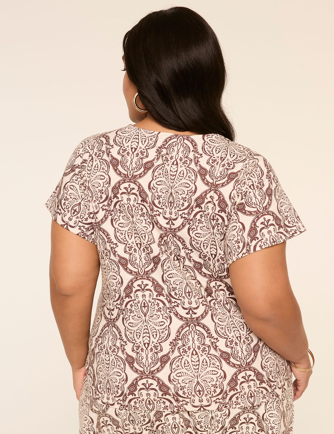 Flutter-Sleeve Smocked-Yoke Top