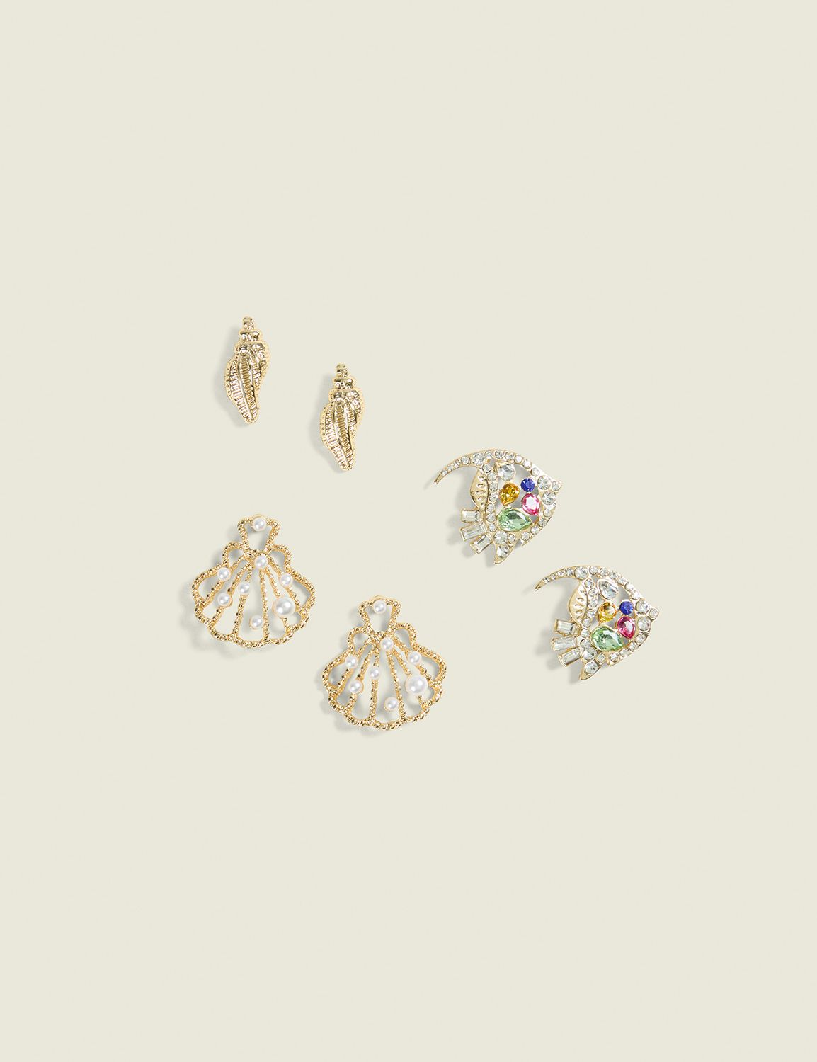 Multi-Color Coastal Earrings 3-Pack