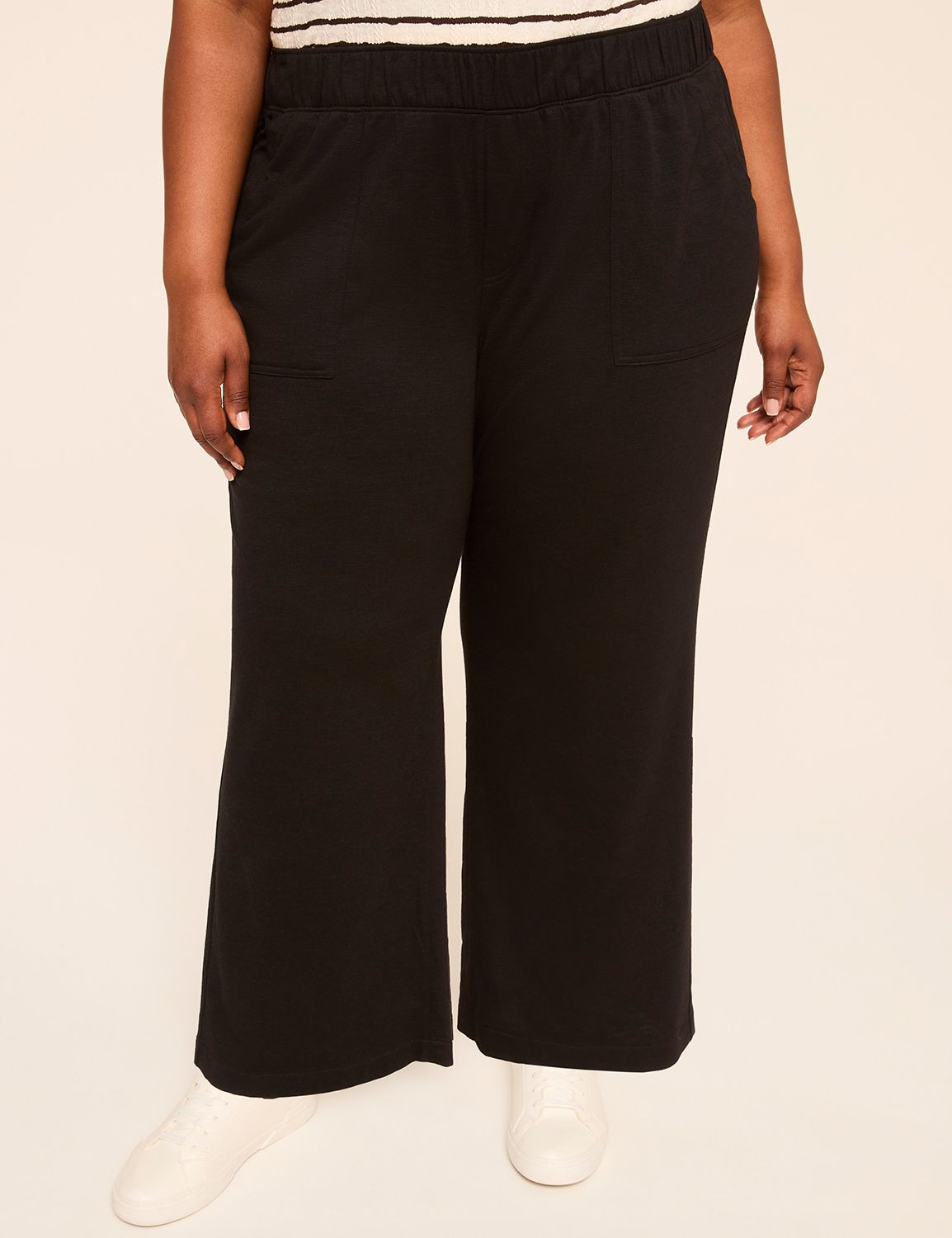 Slub Pull-On Pant