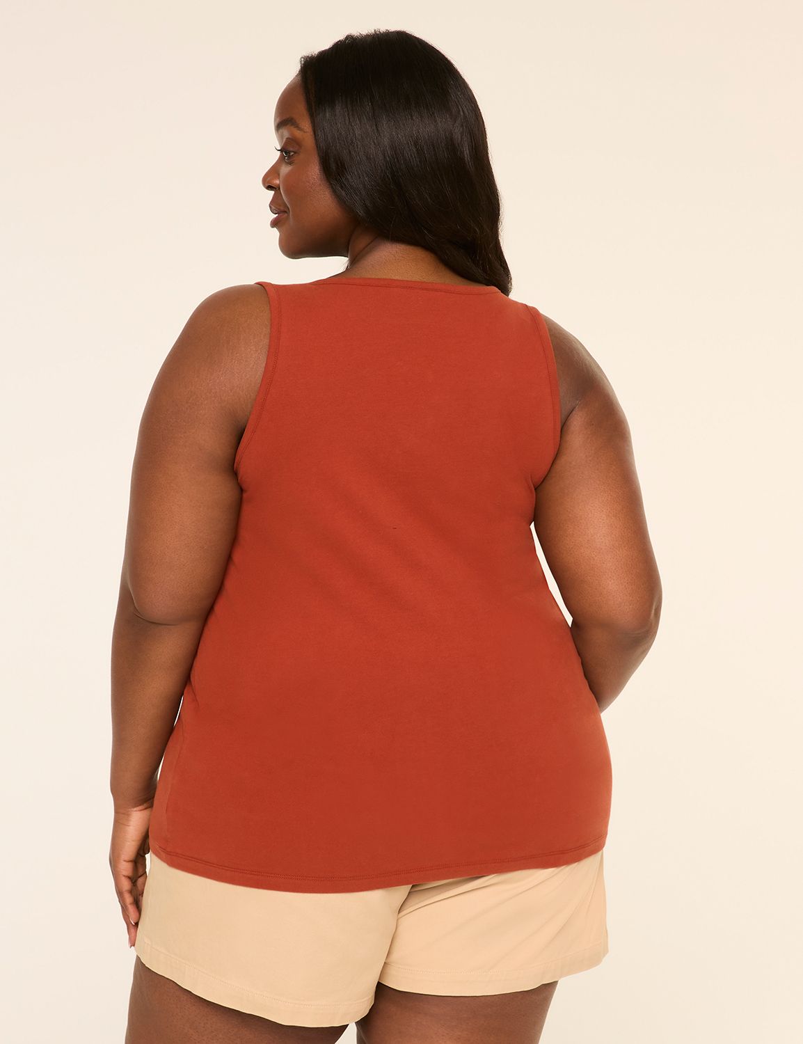 Deep Scoop-Neck Layering Tank